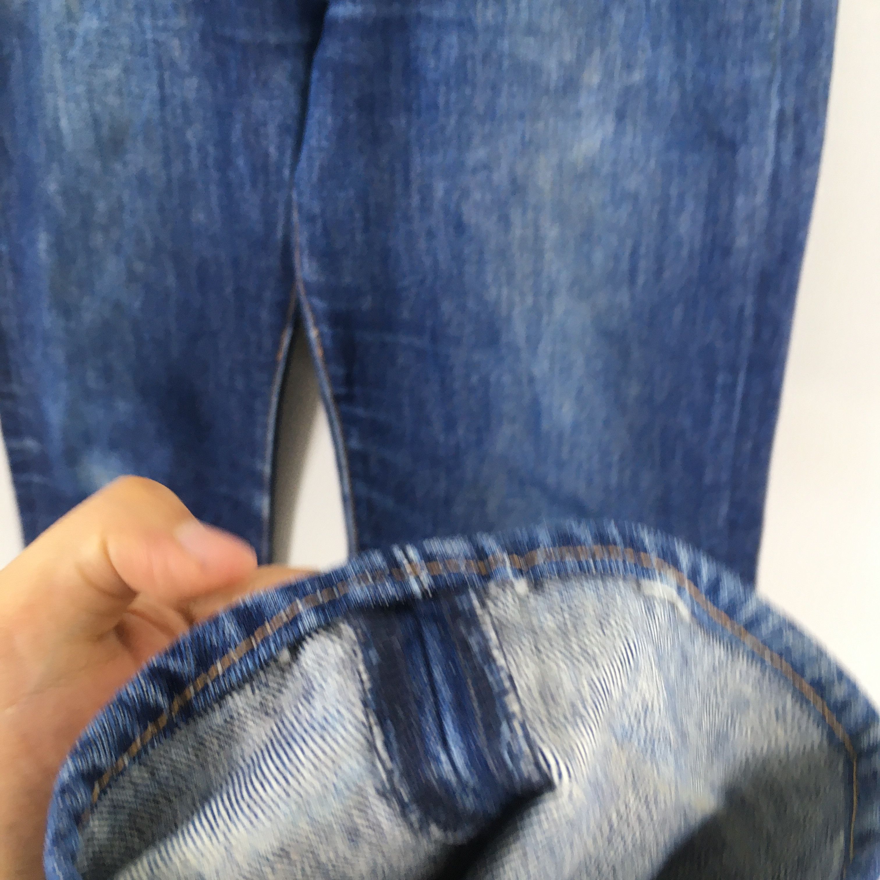 Levi's Size 29x32 Vintage 90s Levi's 501 Splash Stonewash S47 Size US 33 - 5 Thumbnail