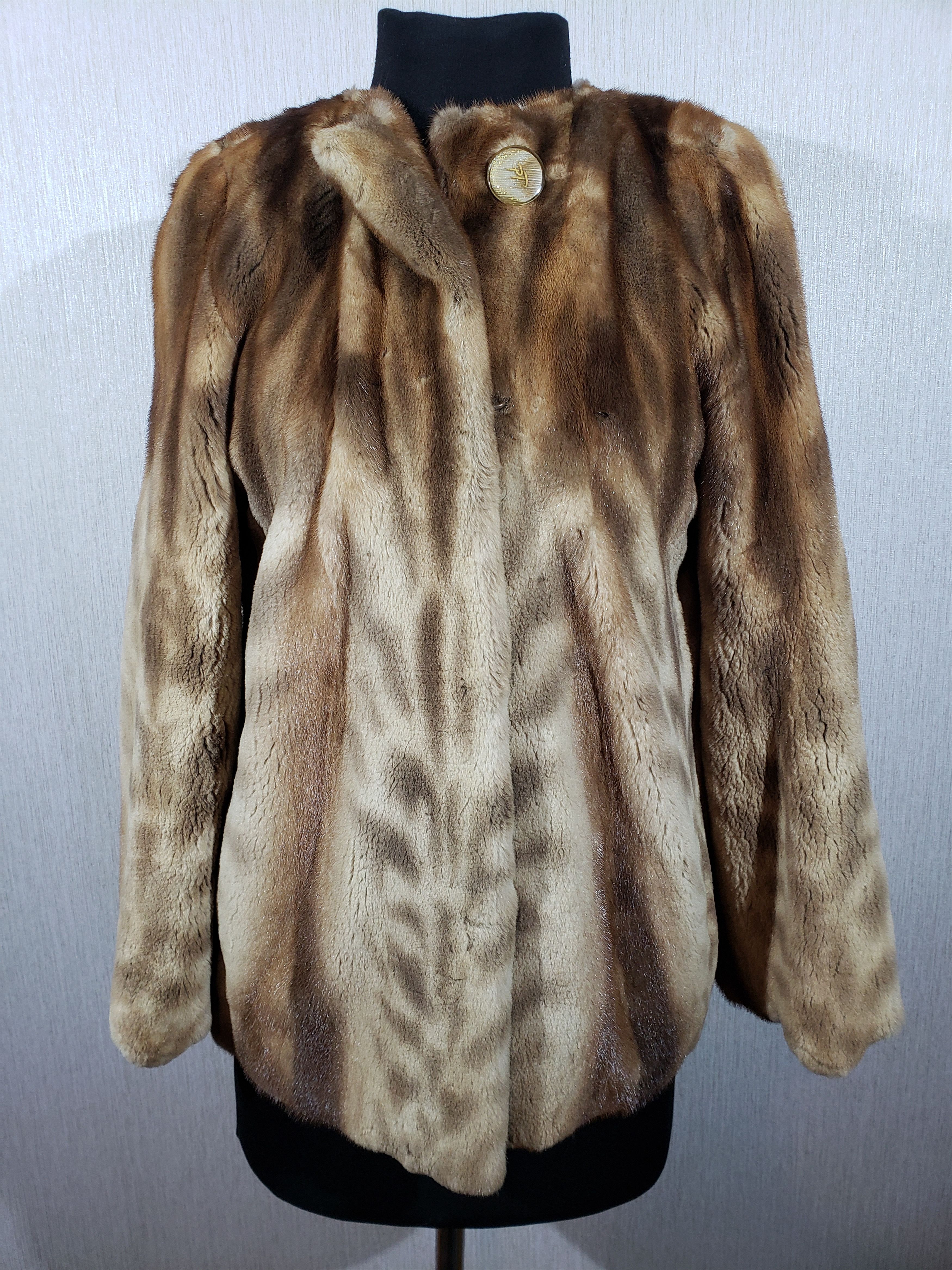 Other Stylish women's mink coat. Size XL / US 12-14 / IT 48-50 - 1 Thumbnail