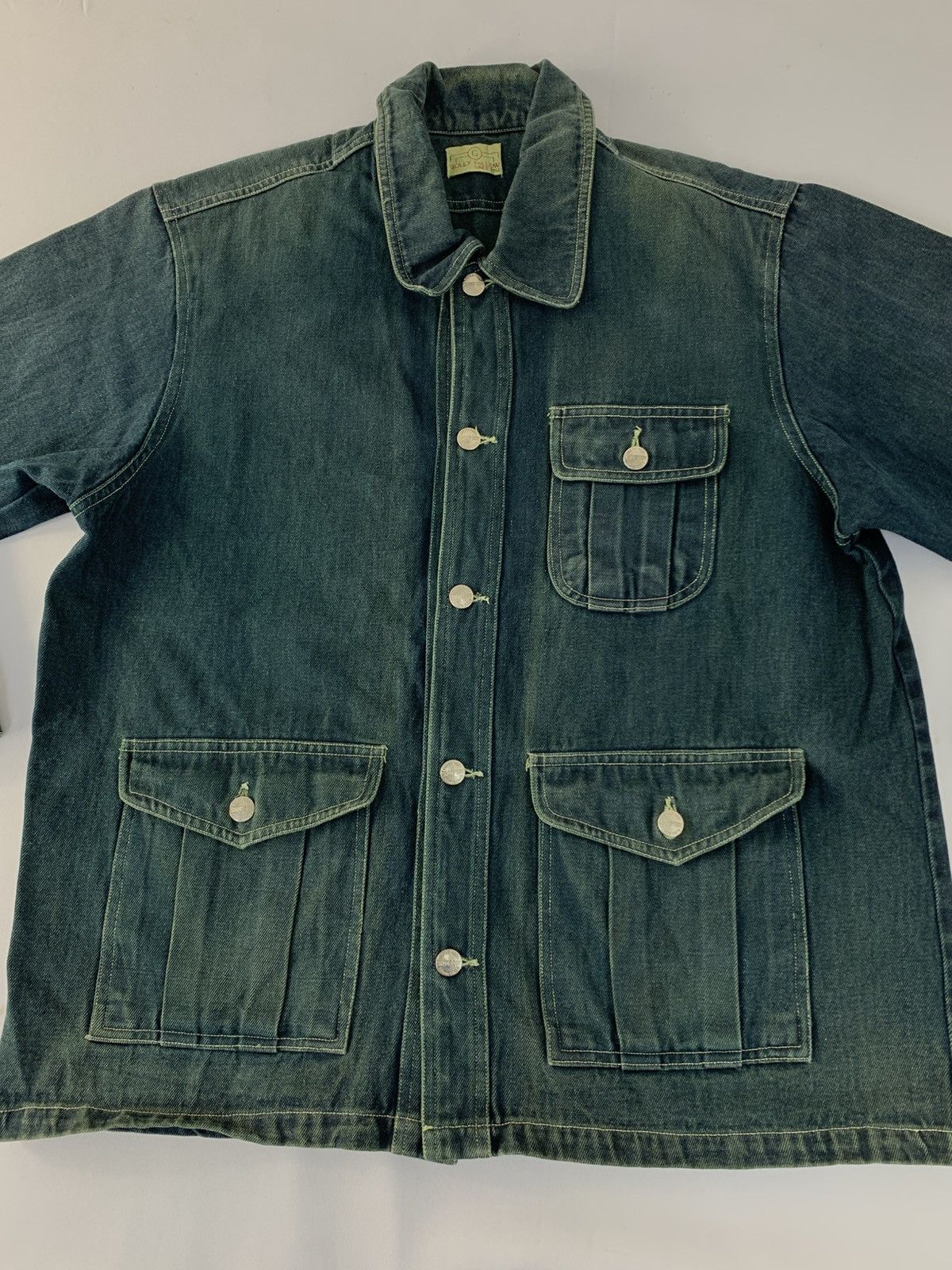 Other Jolly Fellow 1951 Chore Denim Multi pockets Trucker Western Size US L / EU 52-54 / 3 - 3 Thumbnail