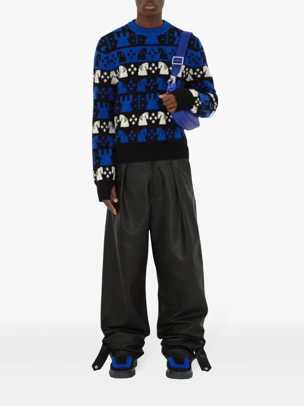Burberry o1y0426 Crewneck Sweater in Multicolor Size US L / EU 52-54 / 3 - 2 Thumbnail