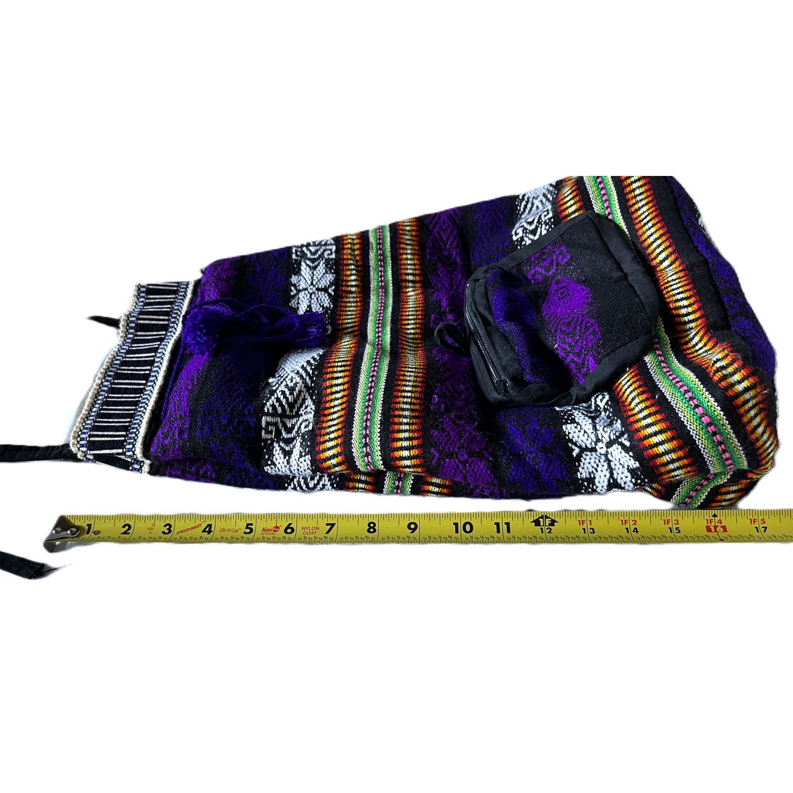 Other Purple Boho Hippie Backpack Size ONE SIZE - 5 Thumbnail