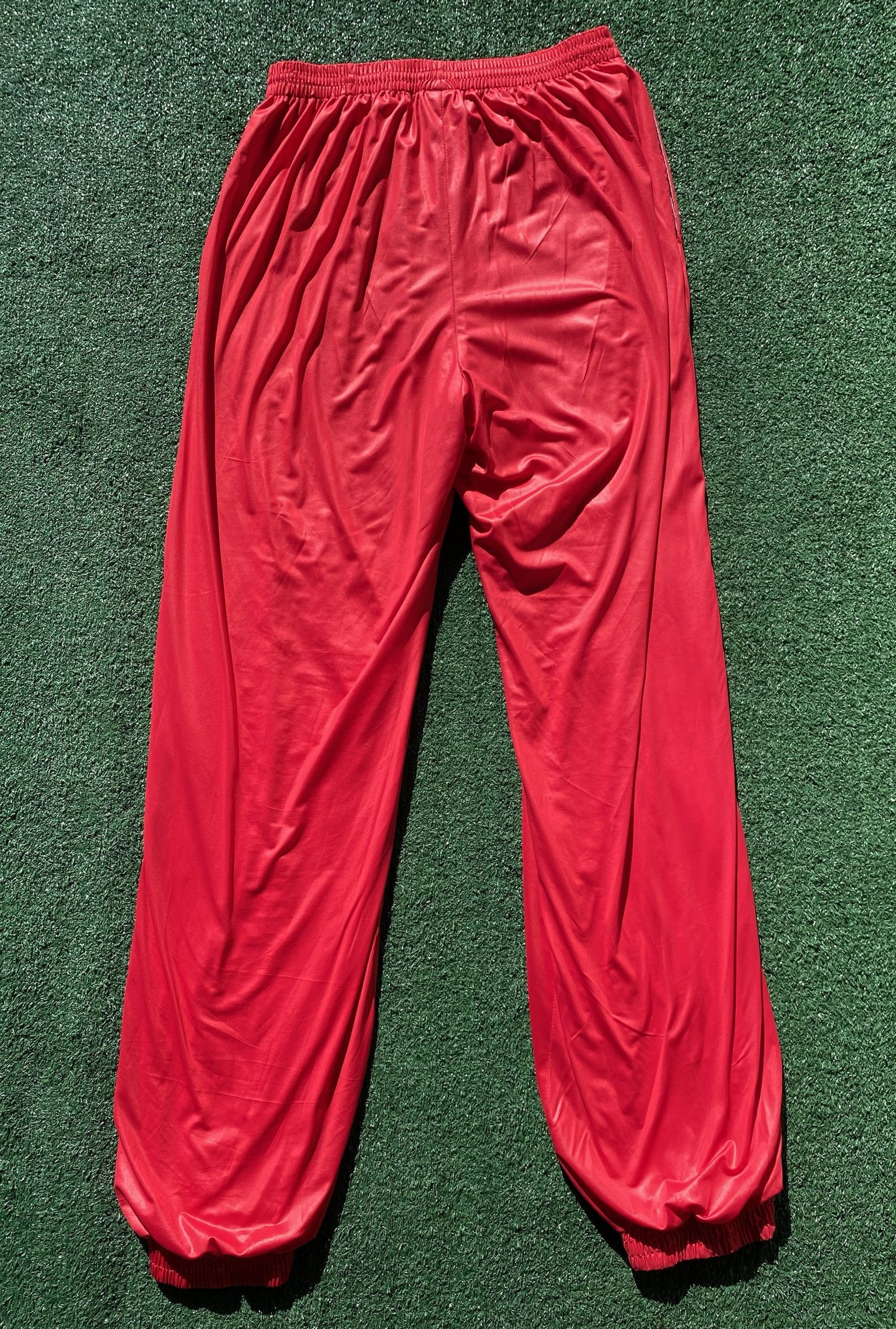Prince 90’s Prince Shiny Hot Pink Lined Track Pants W/Pockets Large Size 36" / US 14 / IT 50 - 6 Thumbnail