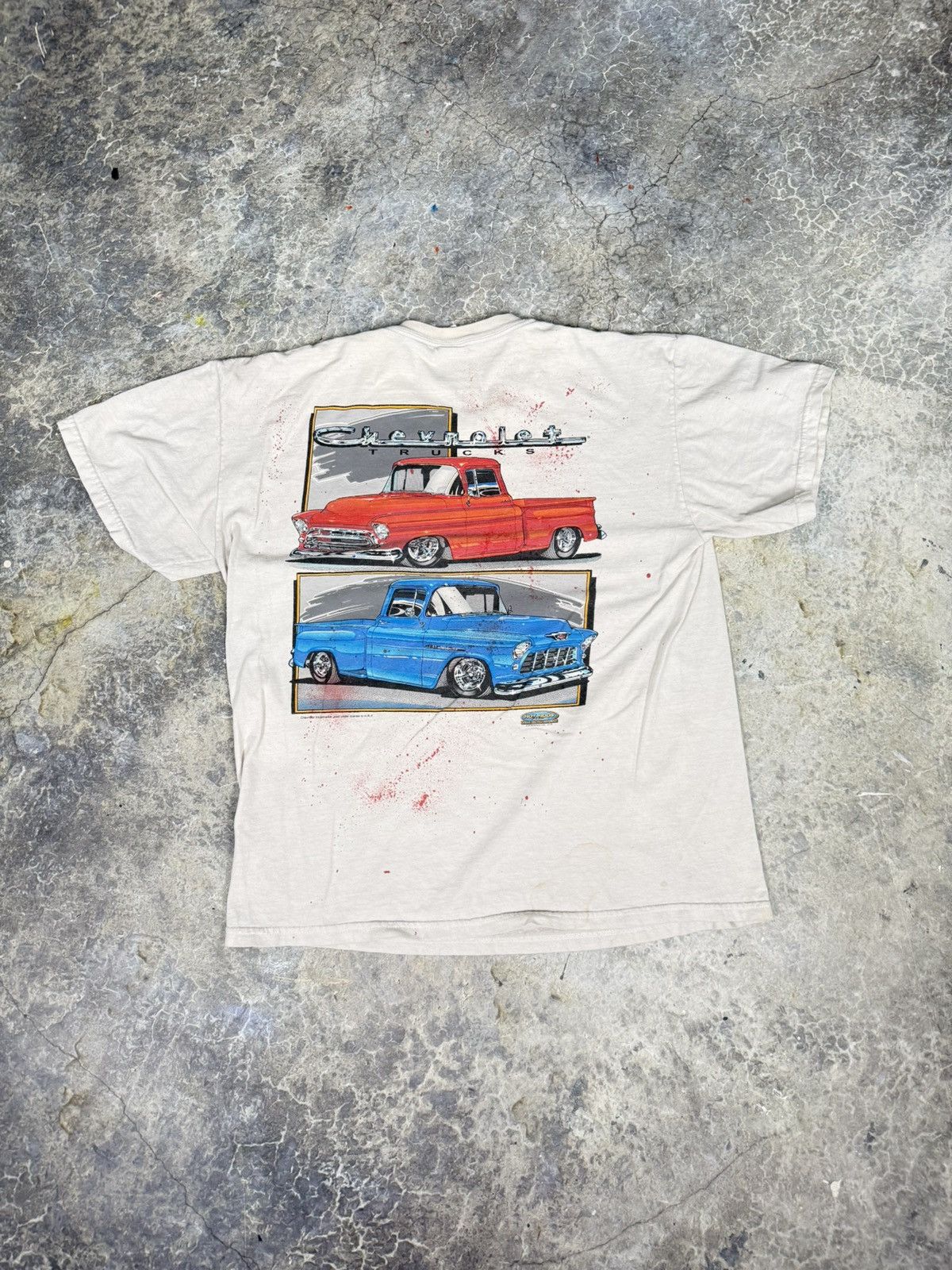 Chevrolet × Vintage Vintage Thrashed Chevy Tee Size US L / EU 52-54 / 3 - 5 Thumbnail