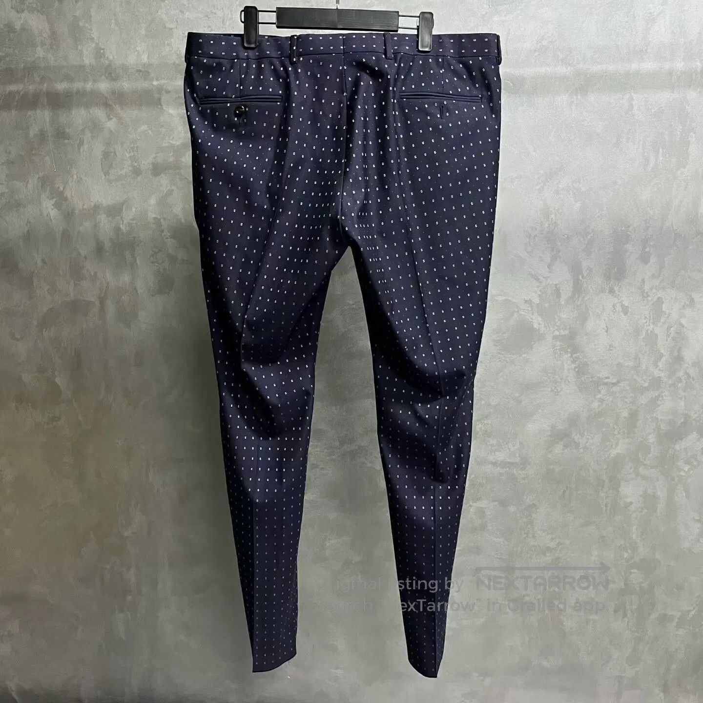 Gucci Guicci size 56 Origin Print Mid-waisted straight-leg Wester Size US 40 / EU 56 - 4 Thumbnail