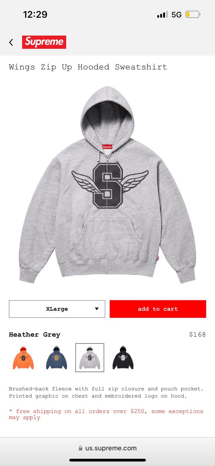 Supreme Supreme Wings zip up Size US XL / EU 56 / 4 - 3 Thumbnail