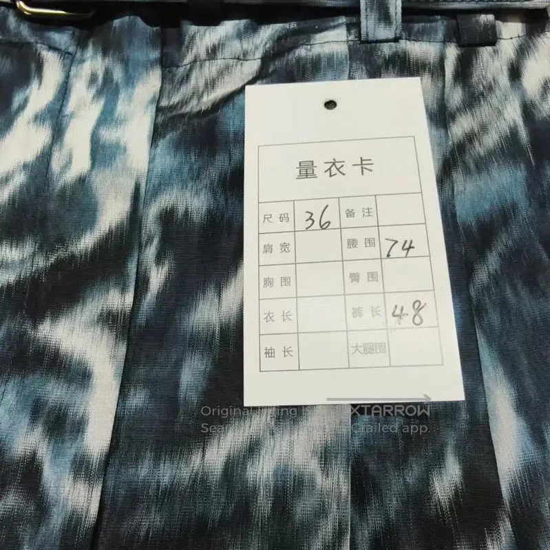 Dior Dior Blue Printed Women's Shorts . Size 23" - 5 Thumbnail