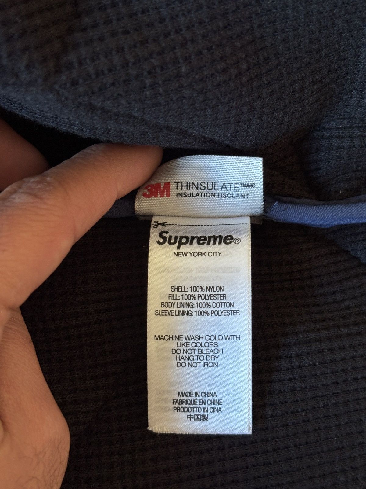 Supreme FW21 Supreme Quit Your Job Quilted Work Jacket Size US M / EU 48-50 / 2 - 5 Thumbnail