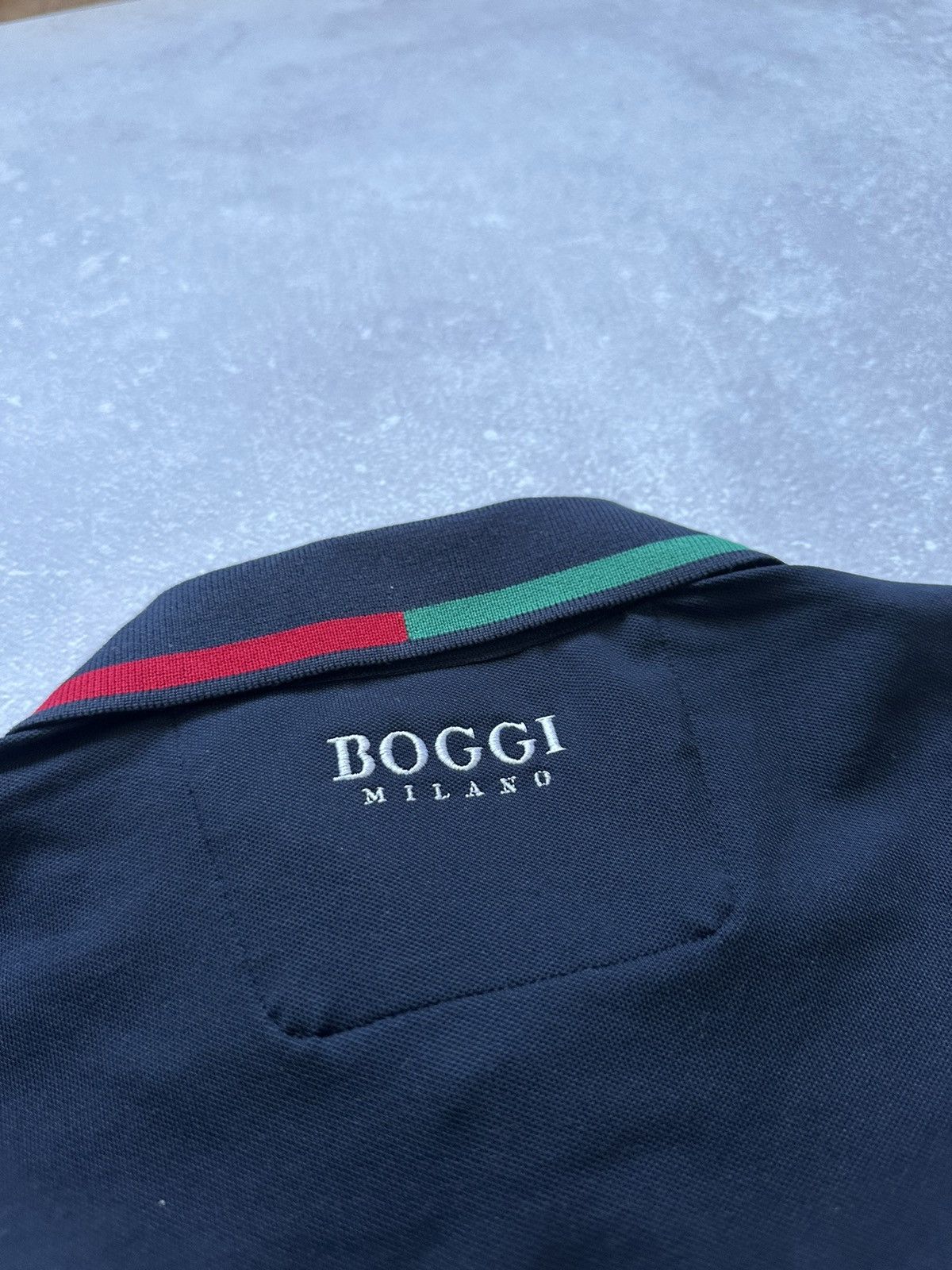 Boggi × Designer Polo BOGGI Milano Dark Blue size M Size US M / EU 48-50 / 2 - 18 Thumbnail