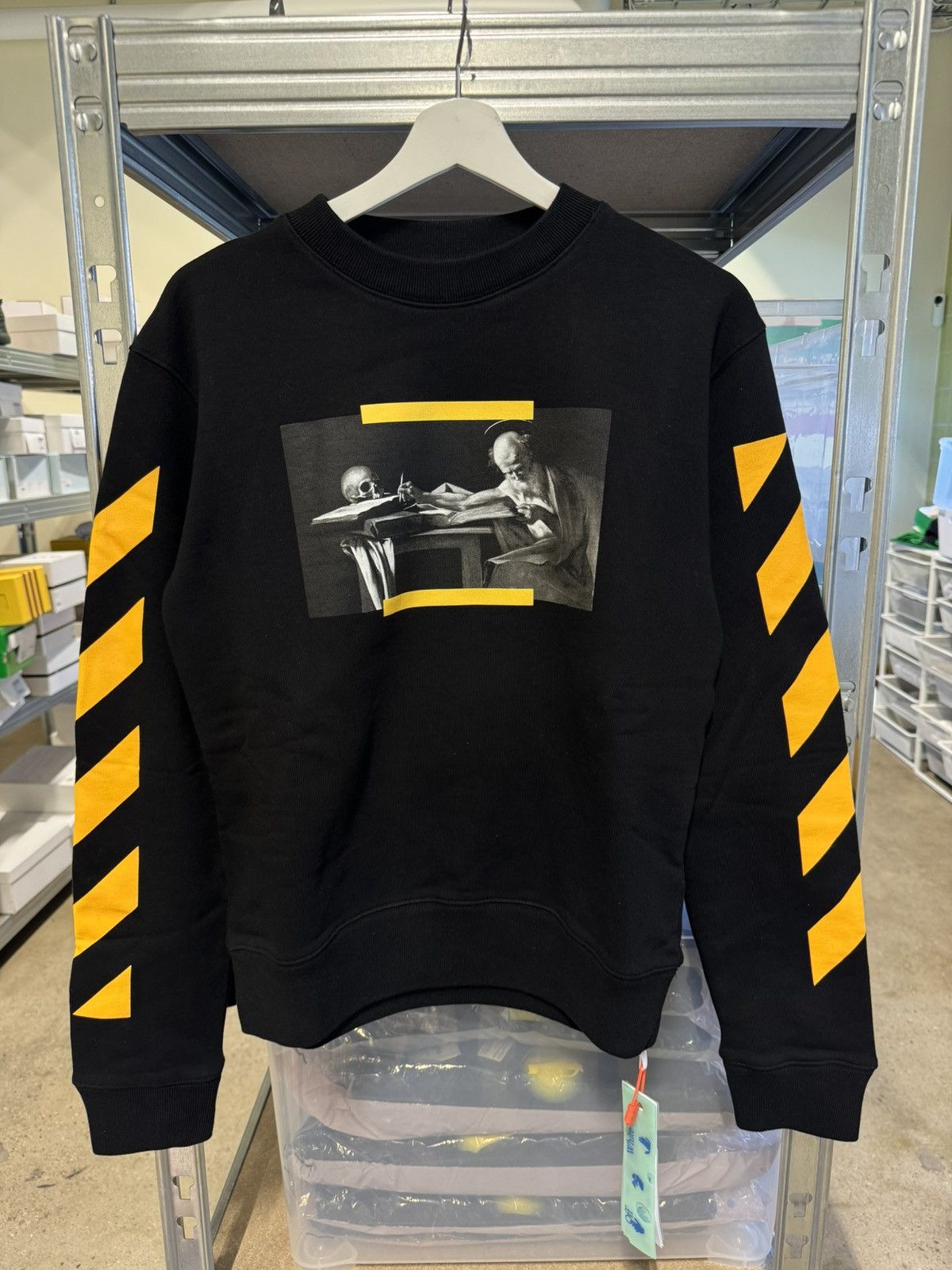 Off-White Caravaggio Paint Sweatshirt NEW 750$