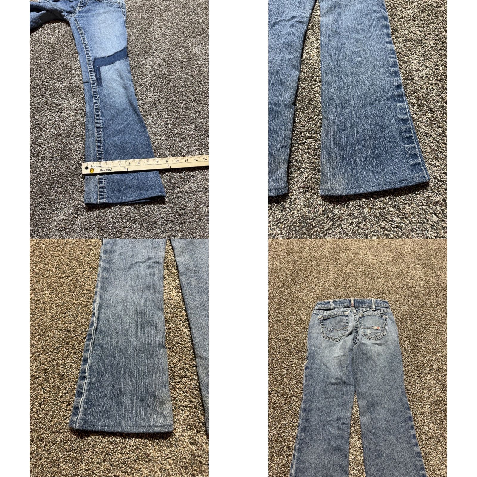 Ariat Ariat Flame-Resistant Women's Jeans Size 26 Blue Denim 28x30 Bootcut 5-Pocket Zip Mid Rise Regular Cotton Denim Jeans Womens Size 28" / US 6 / IT 42 - 8 Thumbnail