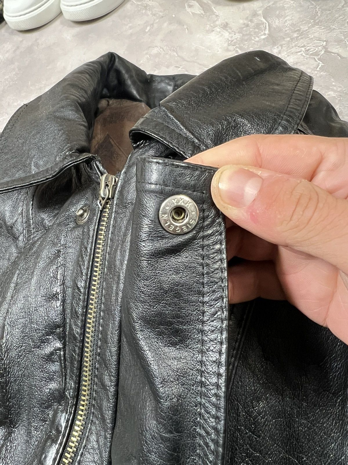 Vintage Vintage Y2k Leather Jacket Size US M / EU 48-50 / 2 - 5 Thumbnail