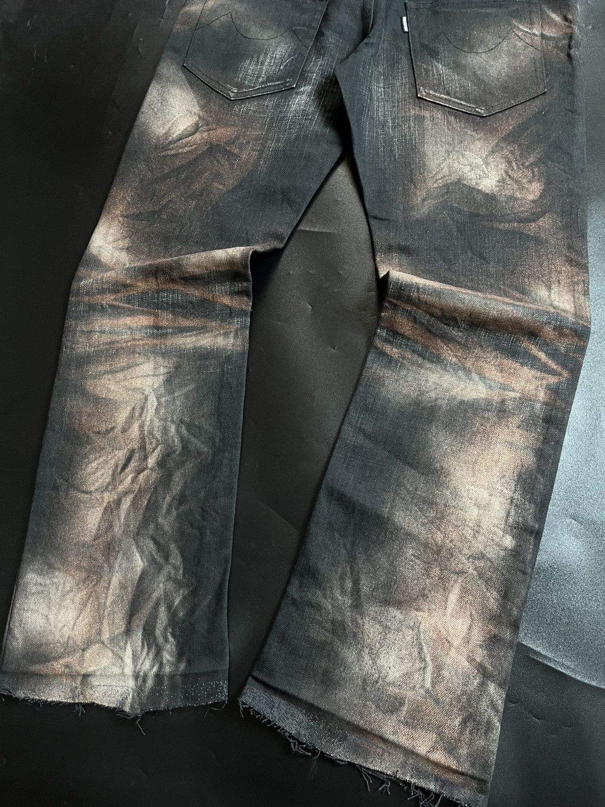 Le Grande Bleu (L.G.B.) 🖤 BINDING OFFER 🖤 tornado mart mudmax flare jeans Size US 31 - 5 Thumbnail