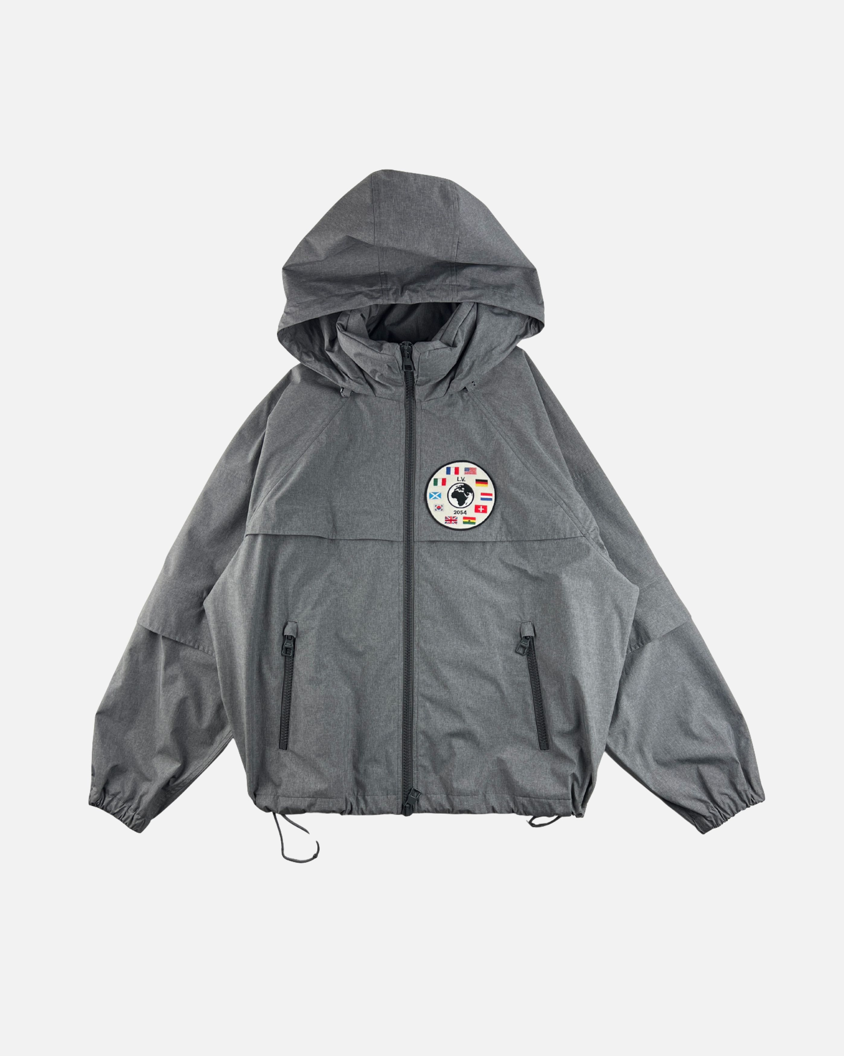 Louis Vuitton Louis Vuitton Grey Flag Windbreaker Jacket Size US L / EU 52-54 / 3 - 1 Thumbnail