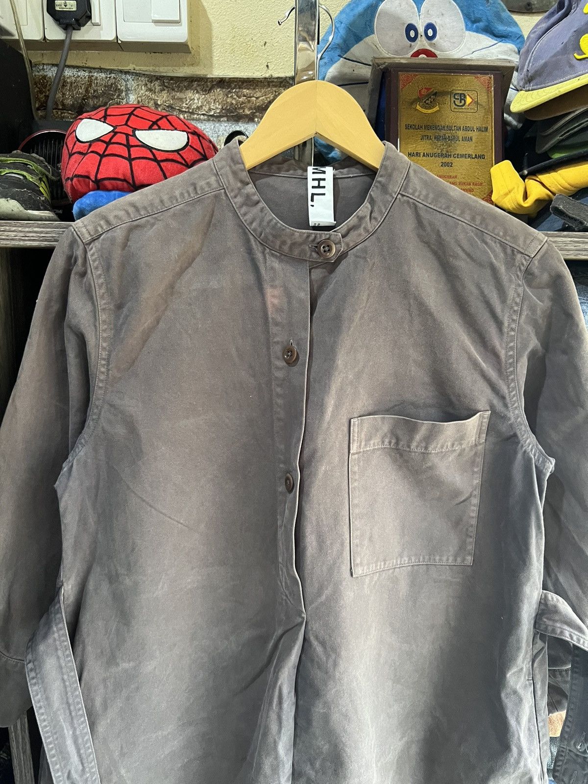 Margaret Howell 🔥Vintage Sun Faded Margaret Howell Half Button Long Jacket Size M / US 6-8 / IT 42-44 - 4 Thumbnail