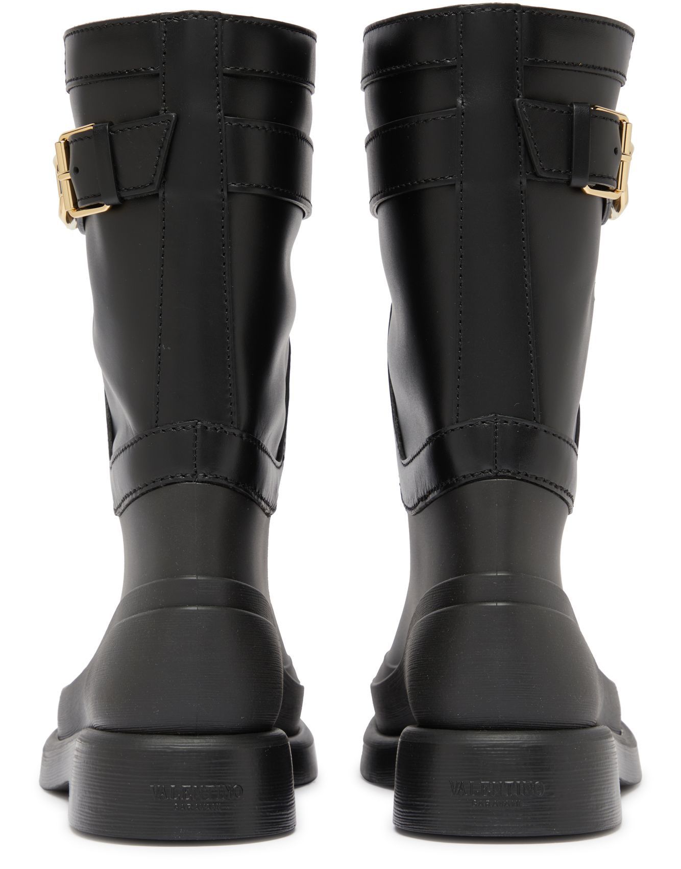 Valentino o1s22i1n0924 Vlogo Rain Boots in Black Size US 7 / IT 37 - 4 Thumbnail