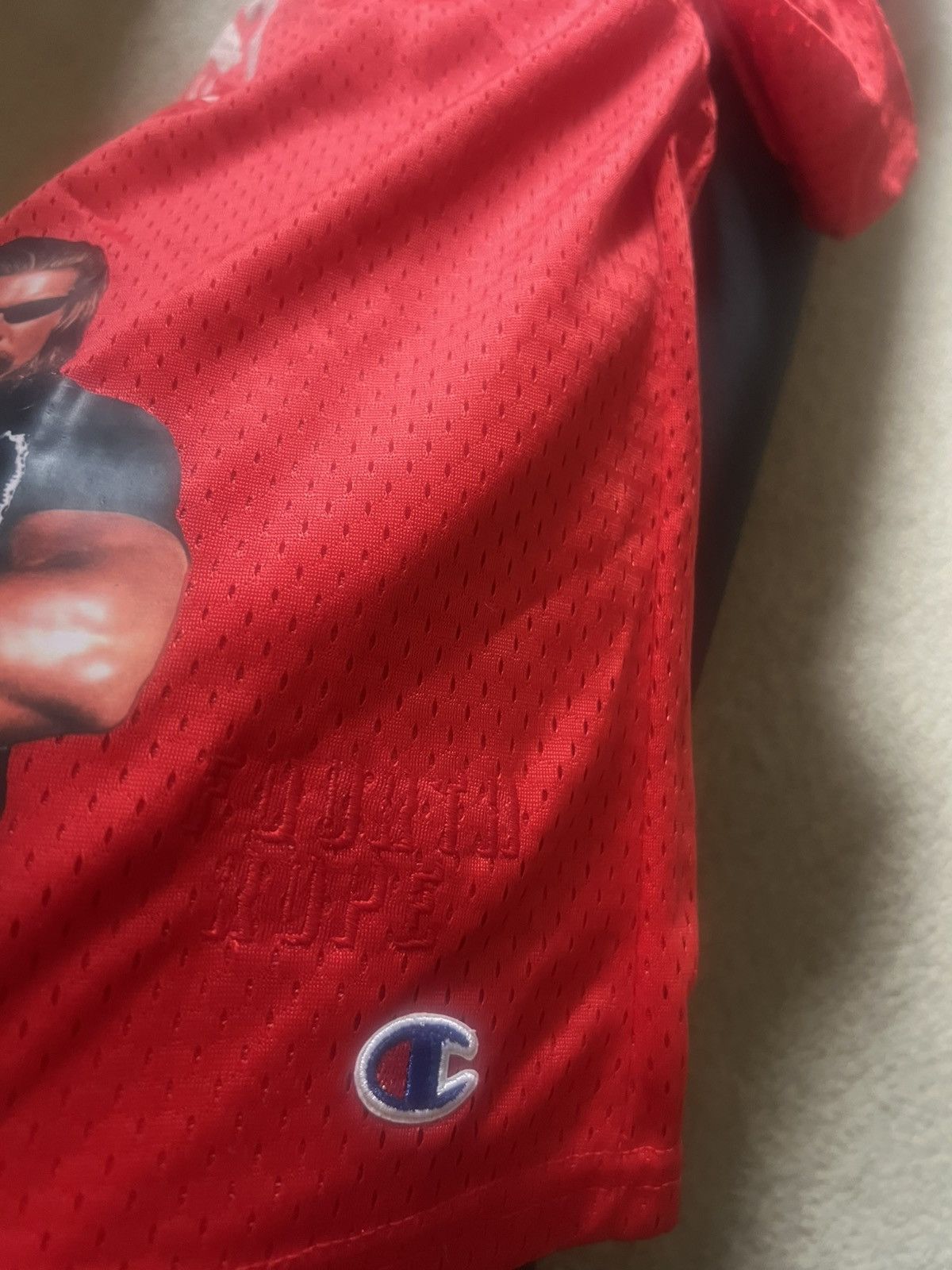 Champion 4th Rope Champion Westside Gunn NWO red shorts medium Size US 30 / EU 46 - 8 Thumbnail