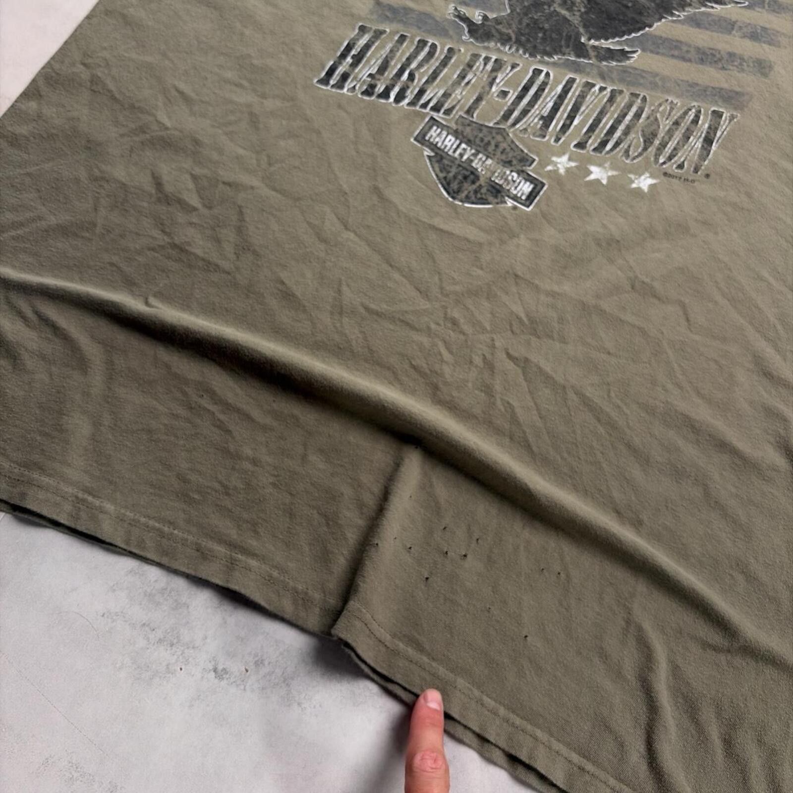 Harley Davidson Y2K Harley Davidson Apache Junction Distressed Biker T-Shirt Size US XXL / EU 58 / 5 - 5 Thumbnail