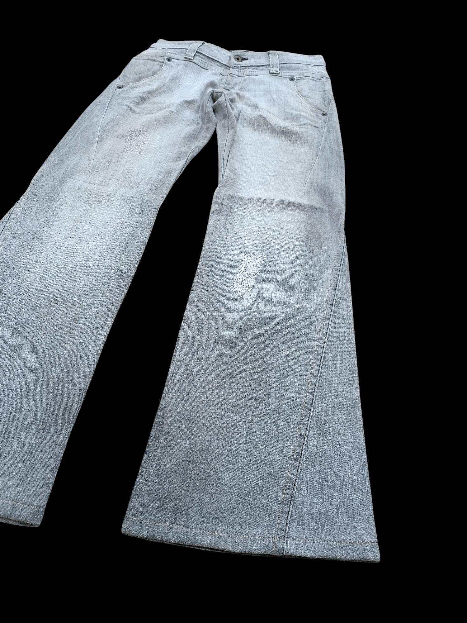 If Six Was Nine × Japanese Brand × Tornado Mart Vintage Camel Road Distressed Flare Jeans Size US 30 / EU 46 - 1 Thumbnail