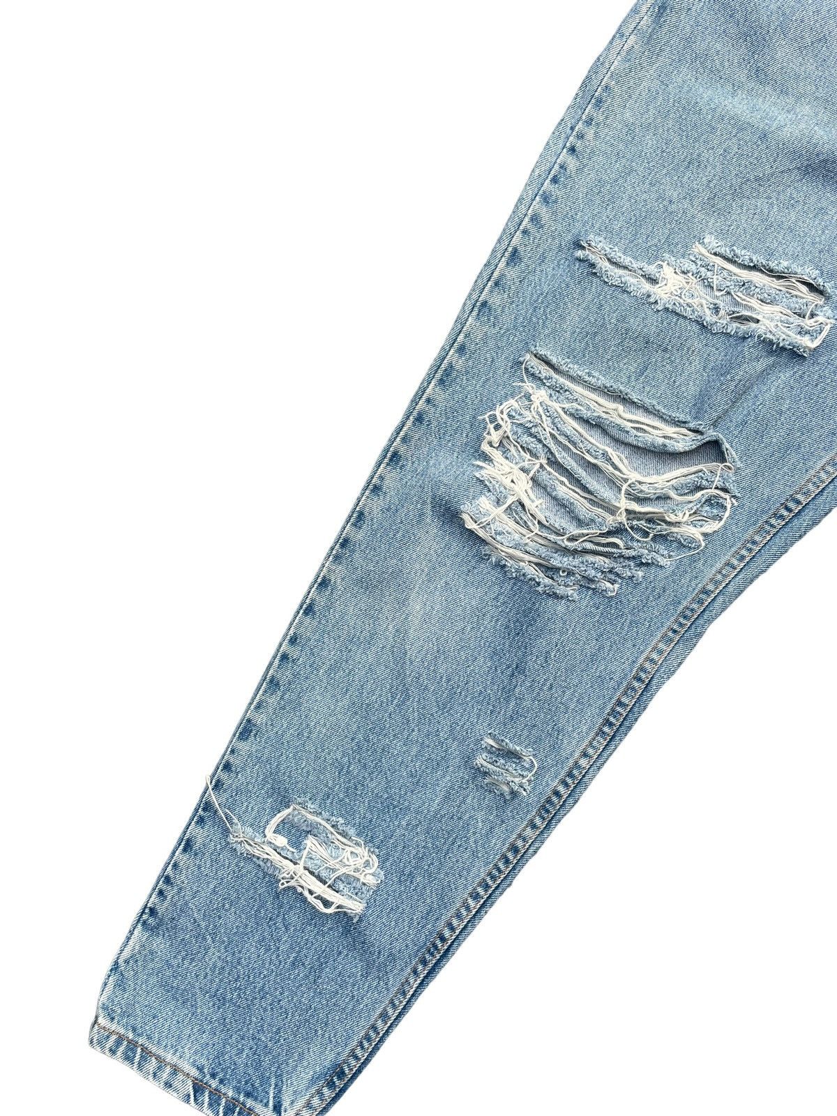 Levi's × Vintage Vintage Levis 550 Distresed Denim Size US 33 - 4 Thumbnail