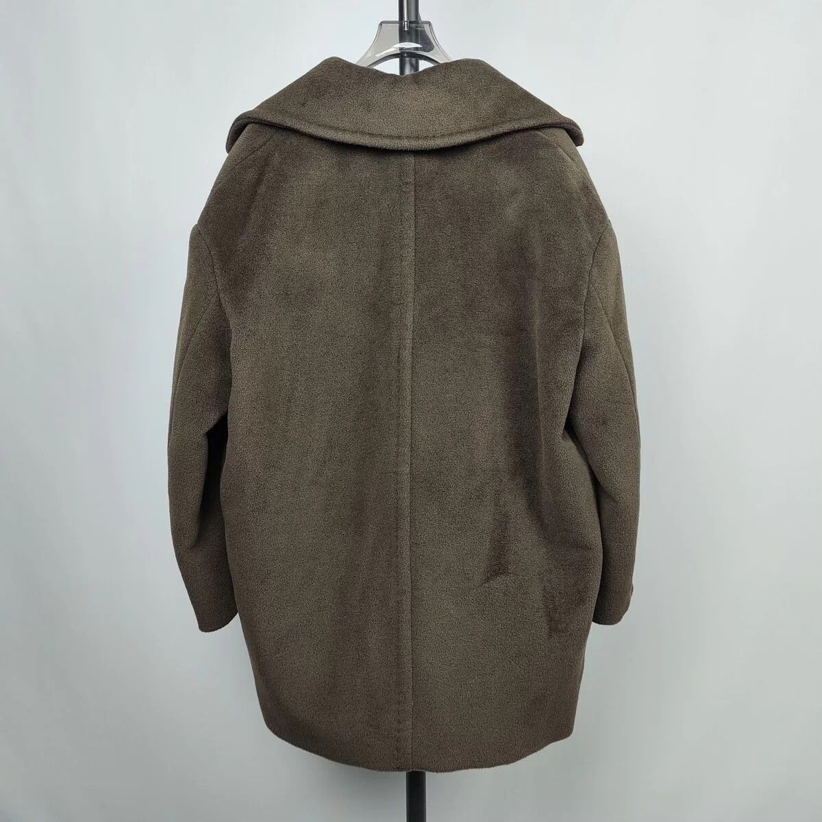 Max Mara Max Mara Cashmere Coat Olive Green 155/80A Size XS / US 0-2 / IT 36-38 - 2 Thumbnail