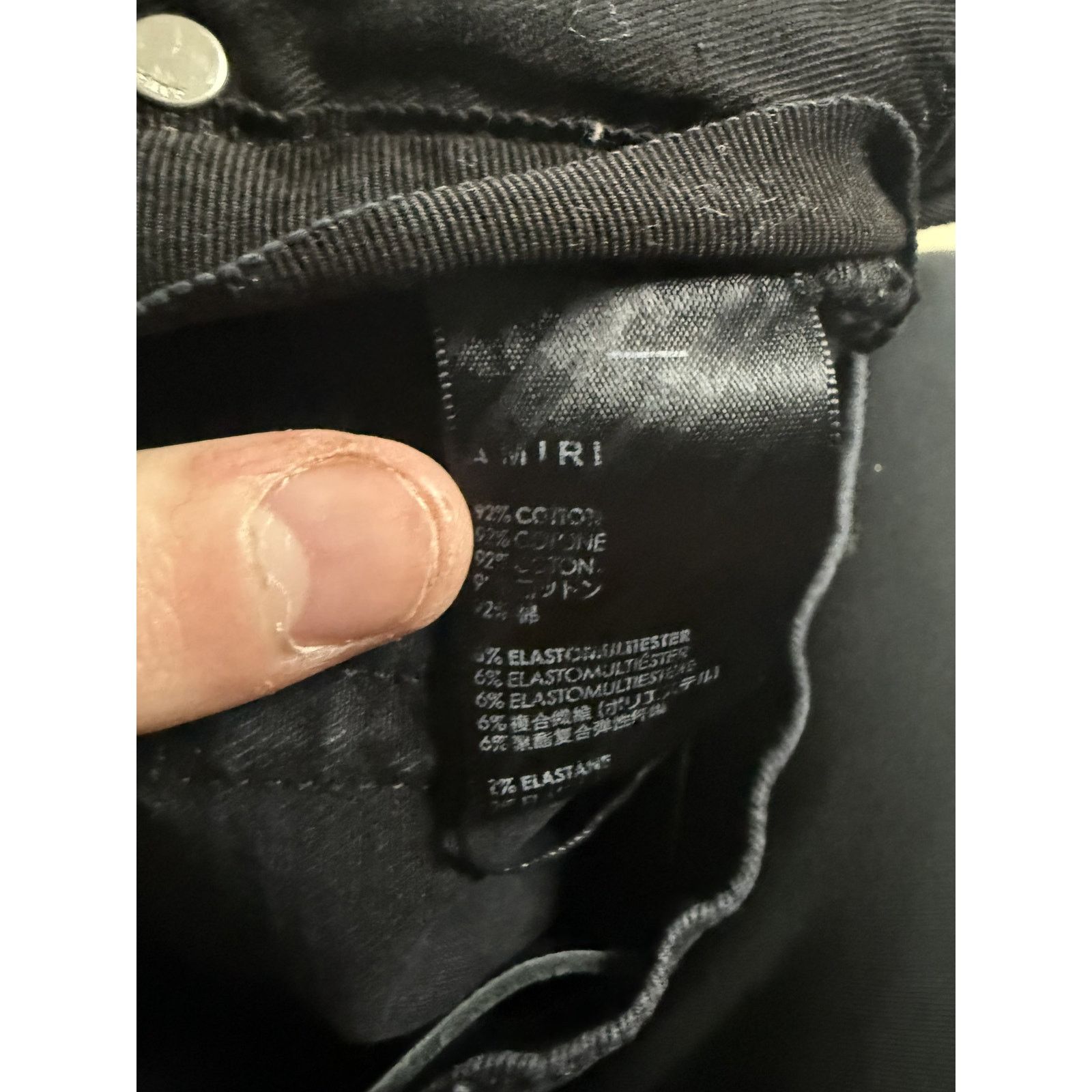 Amiri Amiri Thrasher Floral Jeans Black Used 32 Size US 32 / EU 48 - 5 Thumbnail