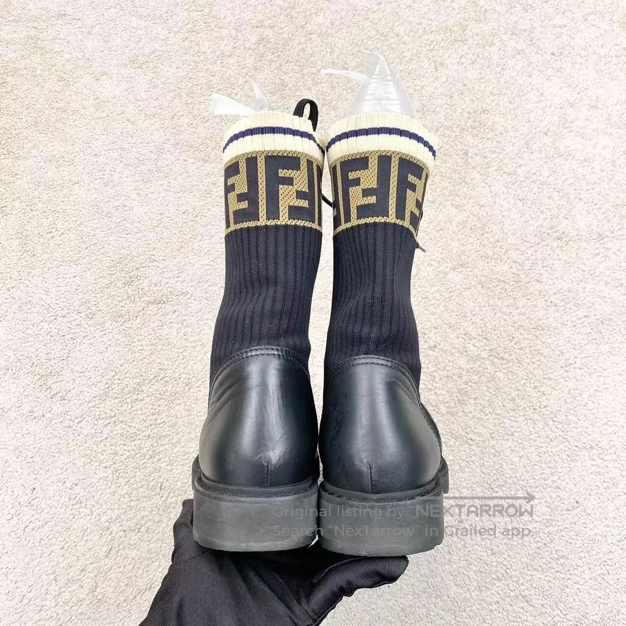Fendi Fendi Old flower high-top Martin boots| Size US 6.5 / IT 36.5 - 6 Thumbnail
