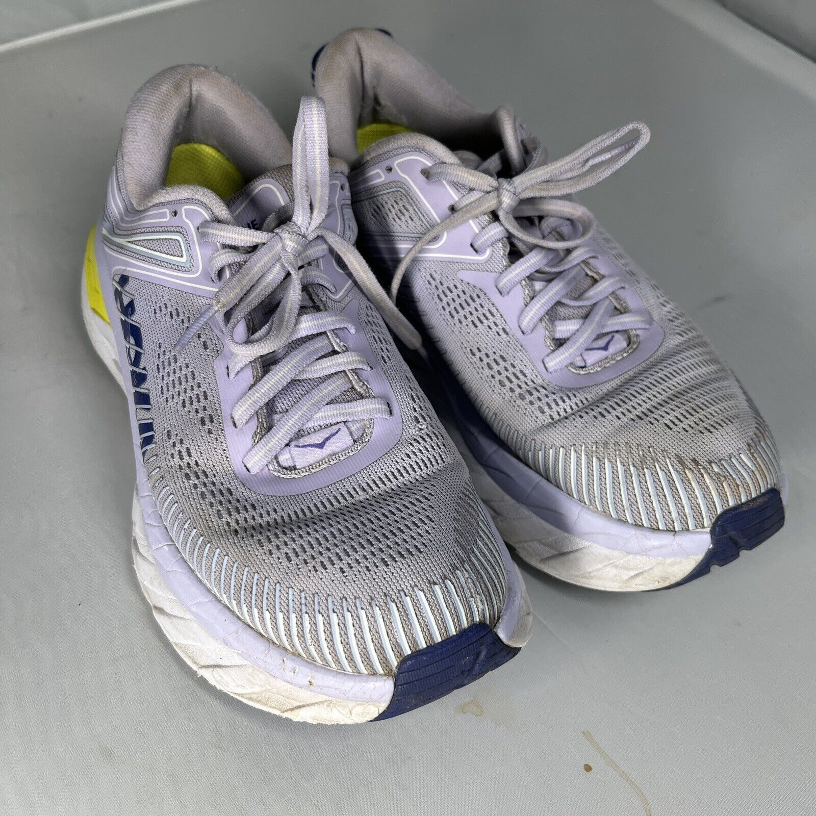 Hoka Hoka One One Bondi 7 Purple Running Shoes Sz. 7.5 Size US 8.5 / IT 38.5 - 2 Thumbnail