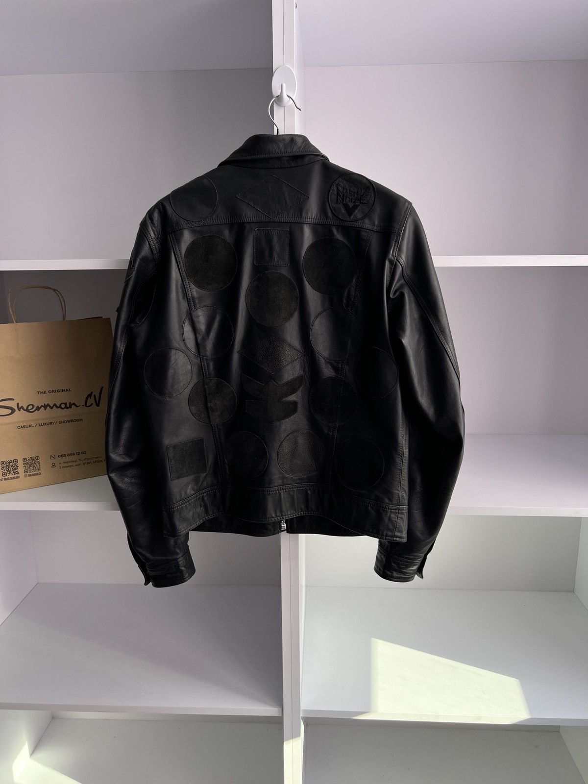 Designer × Diesel × Vintage Vintage Diesel Black Leather Jacket Wild Spirit Biker Size US L / EU 52-54 / 3 - 14 Thumbnail