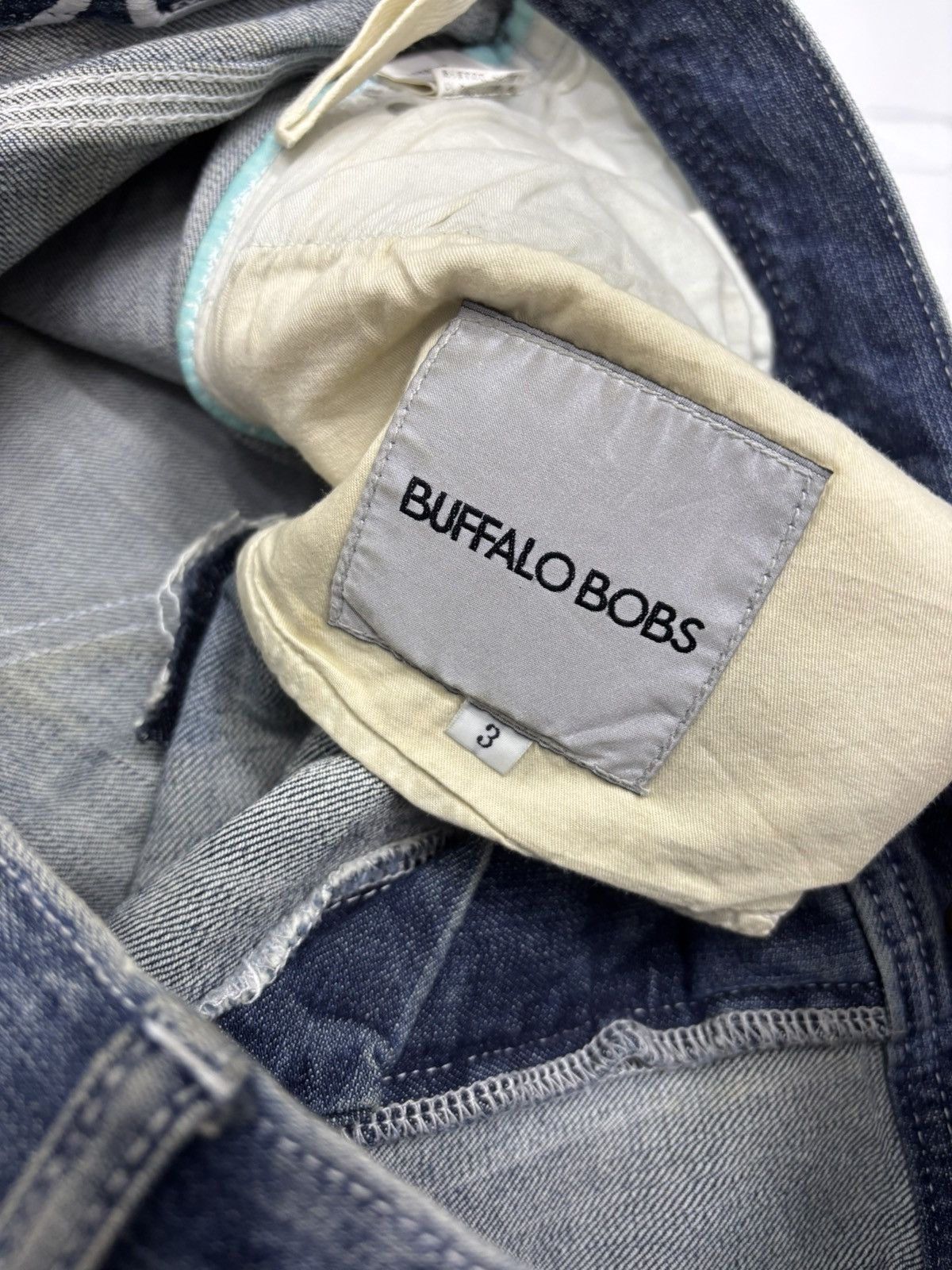 BUFFALO BOBS BUFFALO BOBS SLIM SKINNY DISTRESSED DENIM JEAN Size US 35 - 7 Thumbnail