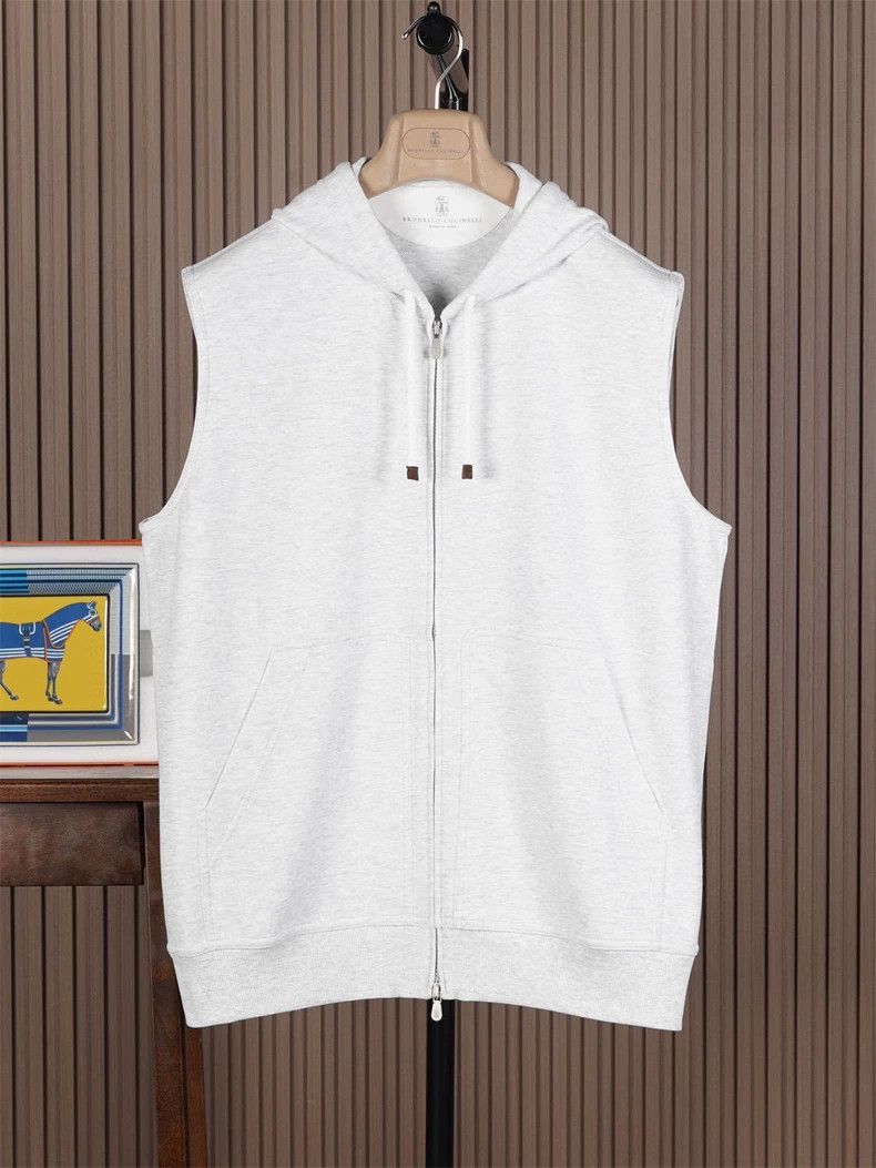 Brunello Cucinelli Brunello Cucinelli Hooded Vest Size US M / EU 48-50 / 2 - 1 Thumbnail