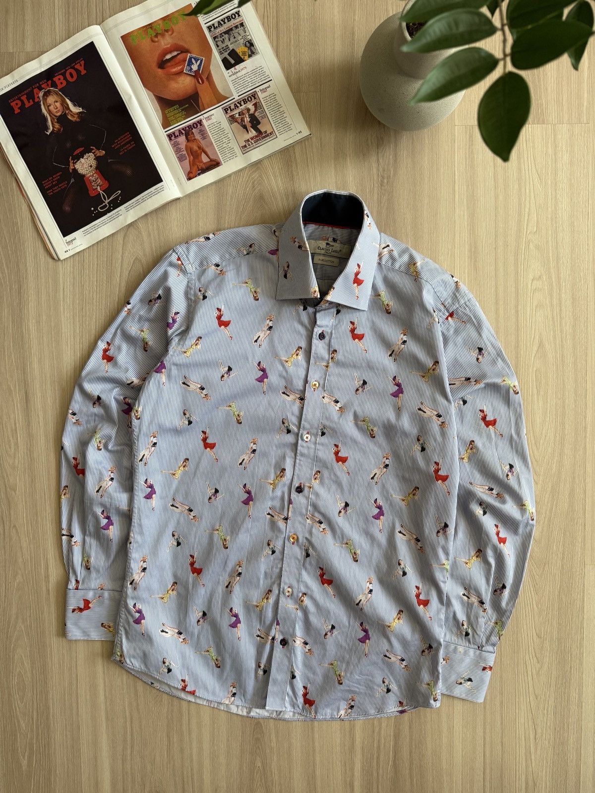 Japanese Brand Vintage RARE Claudio Lugli Shirt 00s Size US M / EU 48-50 / 2 - 1 Thumbnail