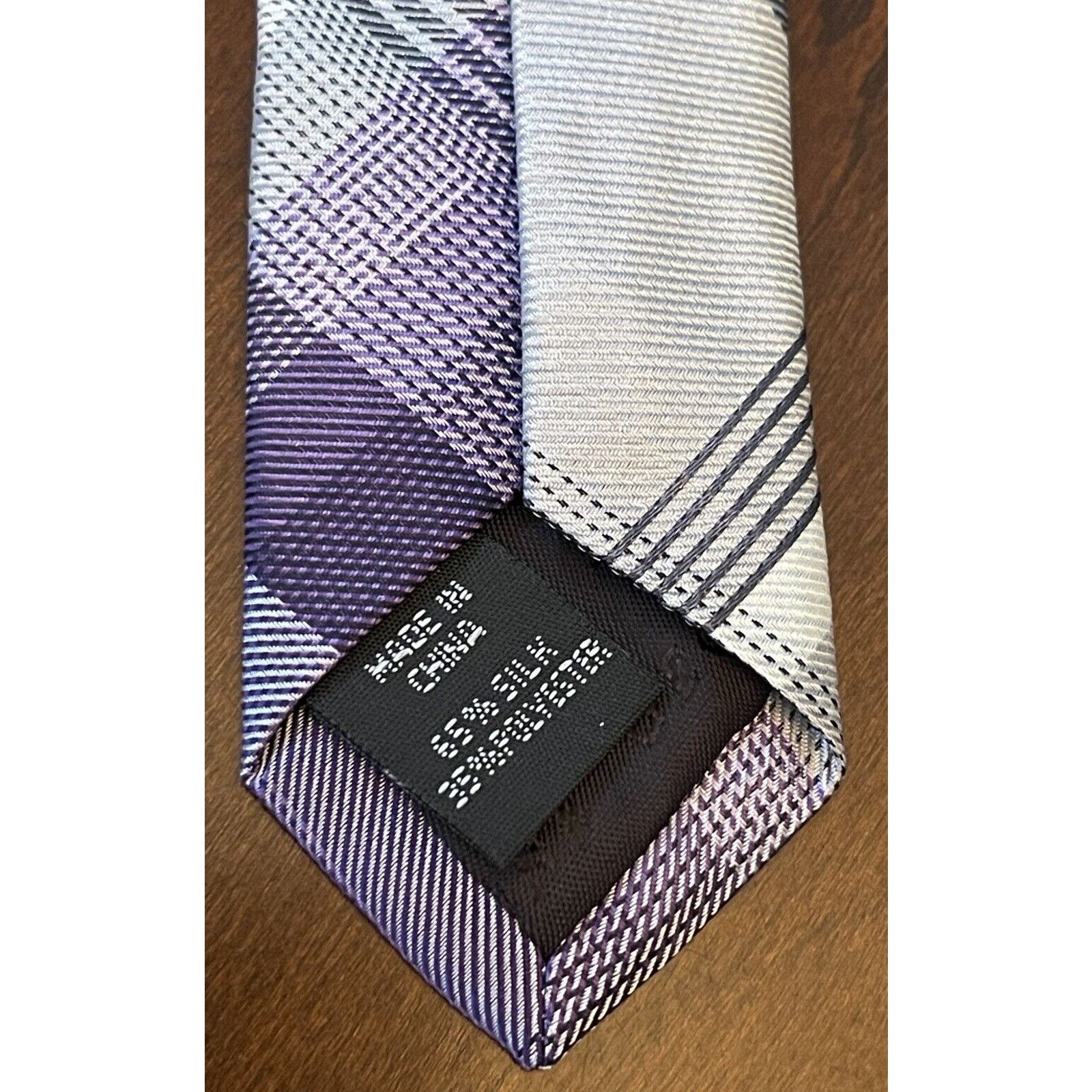 Geoffrey Beene Geoffrey Beene Purple 65% Silk 35% Polyester Made In China Size ONE SIZE - 7 Thumbnail