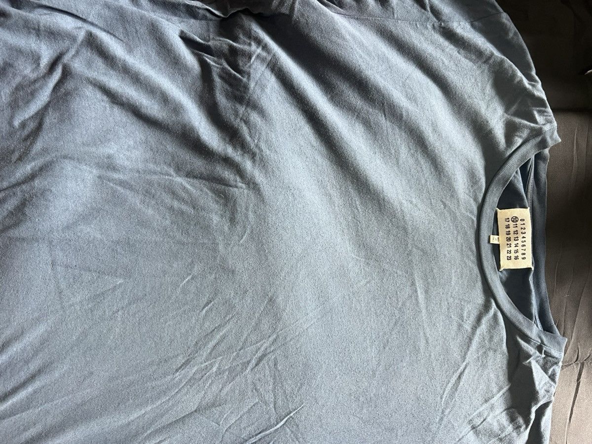 Maison Margiela Maison Margiela Tee Blue Sz 52 Size US L / EU 52-54 / 3 - 3 Thumbnail