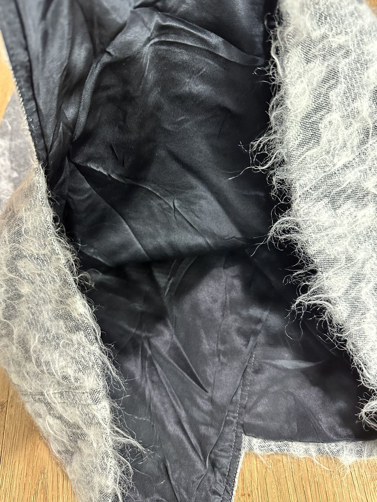 Christian Dior Monsieur × Dior Christian Dior Mohair and Wool Asymmetrical Skirt, 2000s Size 27" / US 4 / IT 40 - 14 Thumbnail