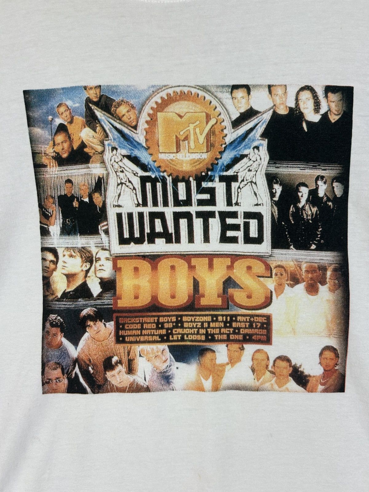 Band Tees × Vintage Vintage 90s MTV Most Wanted Boys Compilation Album/ Boy Band Size US L / EU 52-54 / 3 - 3 Thumbnail