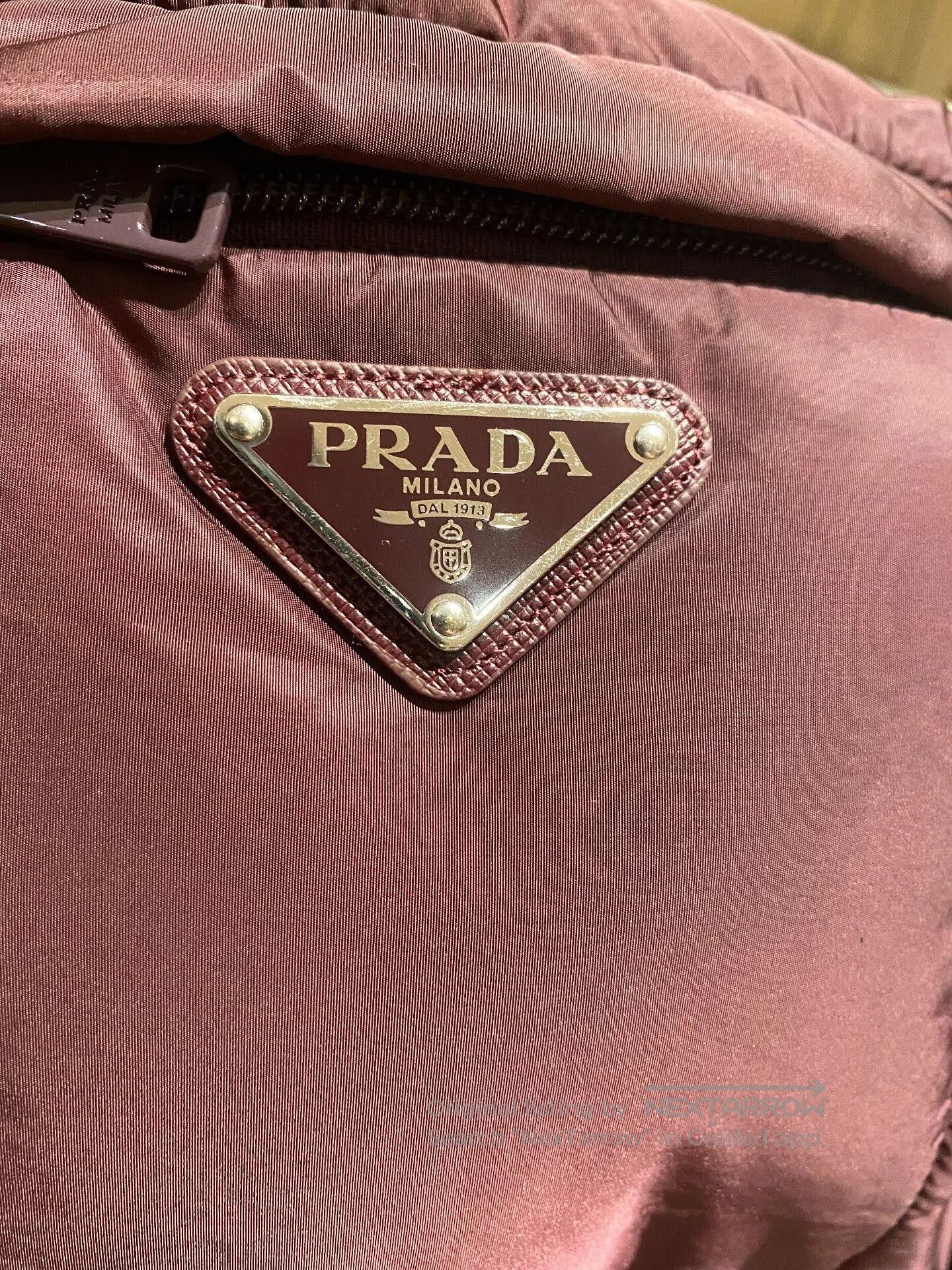 Prada Prada Cotton Puffer Jacket in Burdy. Size US M / EU 48-50 / 2 - 4 Thumbnail