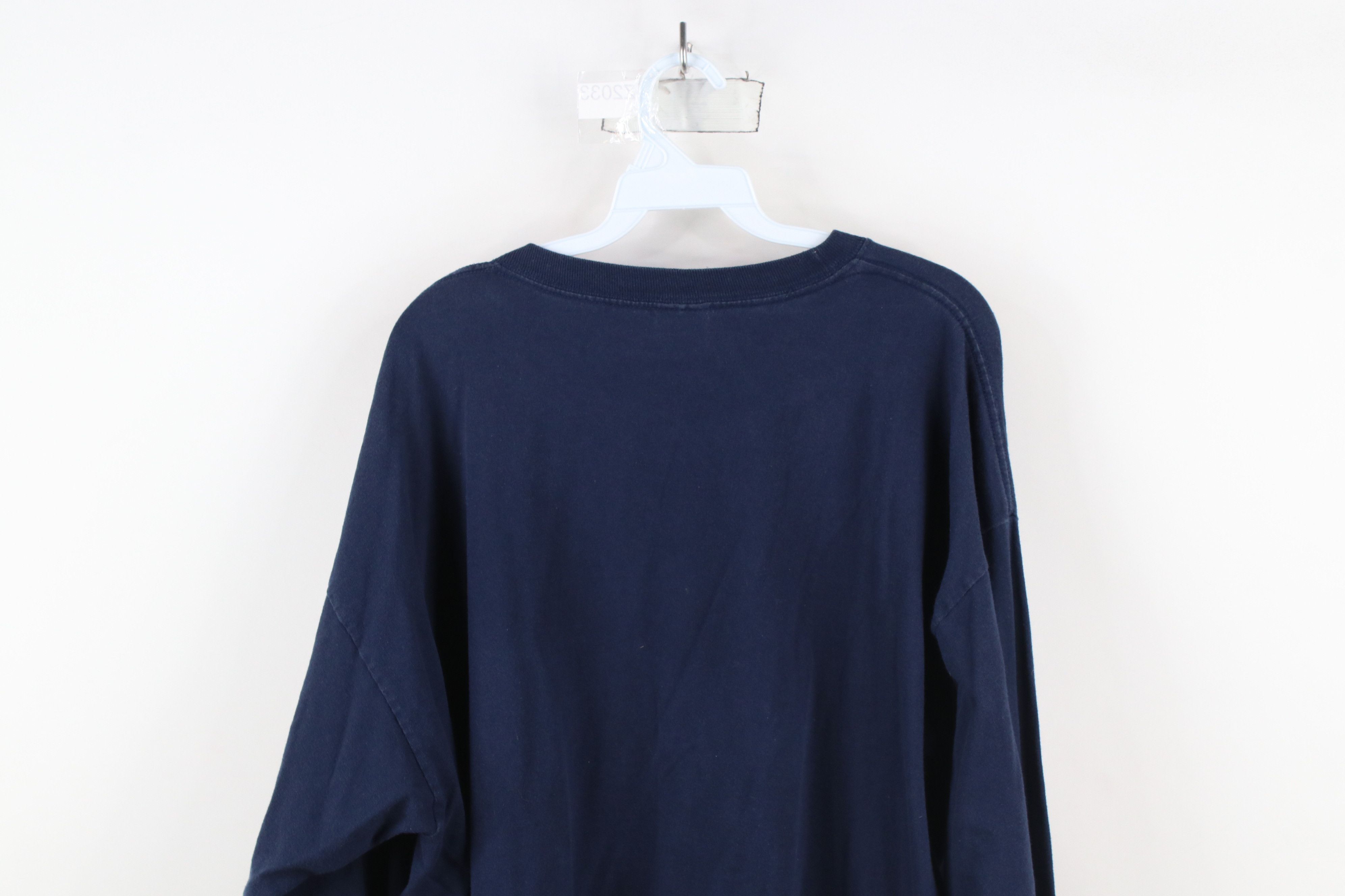 Vintage Vintage 90s Spell University of Michigan Long Sleeve T-Shirt Size US XXL / EU 58 / 5 - 9 Thumbnail