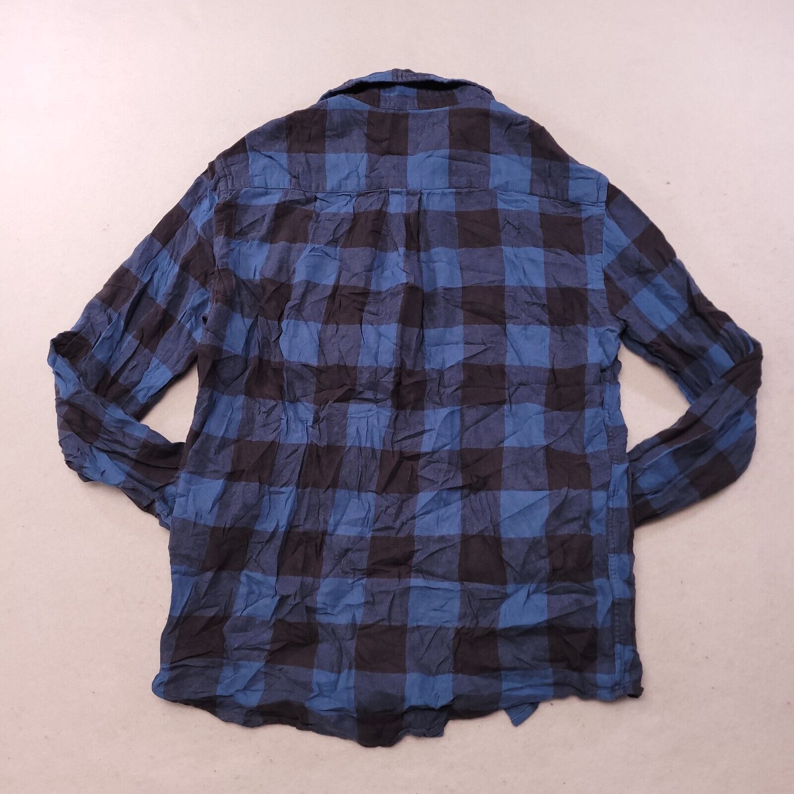 Croft & Barrow Croft & Barrow Buffalo Check Flannel Shirt Mens Size M Blue Size US M / EU 48-50 / 2 - 11 Thumbnail