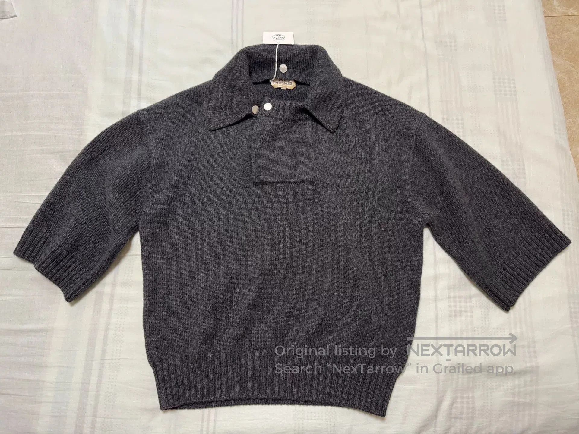 Hermes Hermes 100% Cashmere Detachable Collar Coat. Size US XL / EU 56 / 4 - 1 Thumbnail