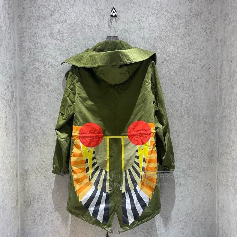 Givenchy Givenchy Wing Army Green Overcoat Size US S / EU 44-46 / 1 - 6 Thumbnail
