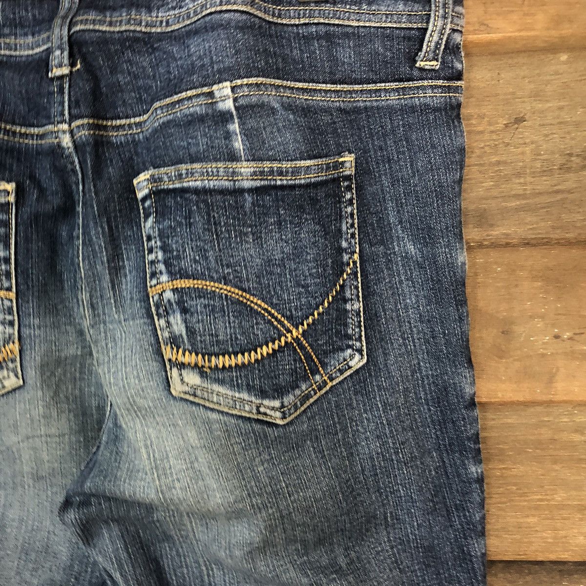 Japanese Brand Closshi Blue Denim vintage Pants #7388 Size 32" / US 10 / IT 46 - 15 Thumbnail
