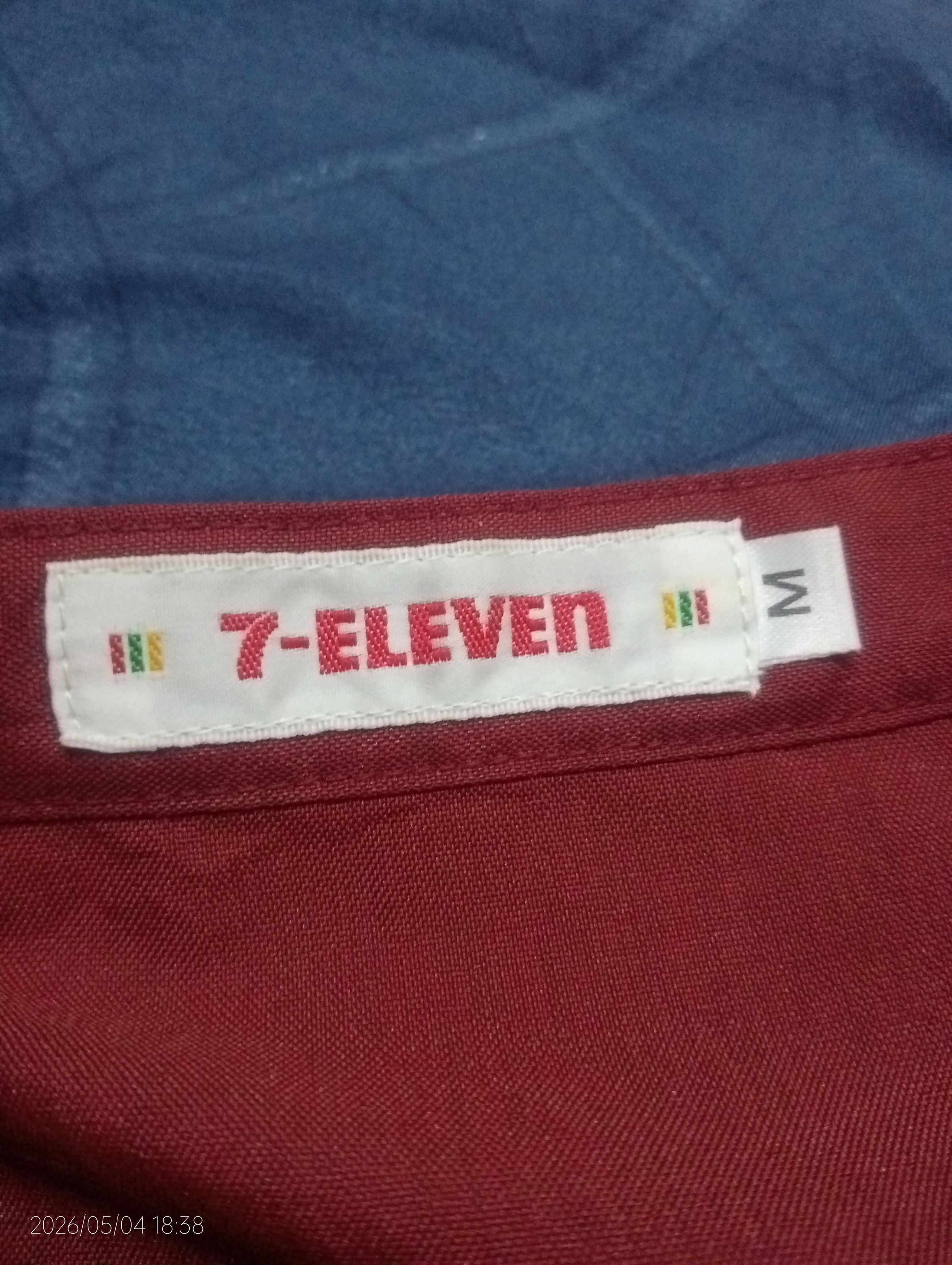Vintage Vintage 90's 7 ELEVEN Uniform Workwear Zip Up Jacket Size US M / EU 48-50 / 2 - 3 Thumbnail