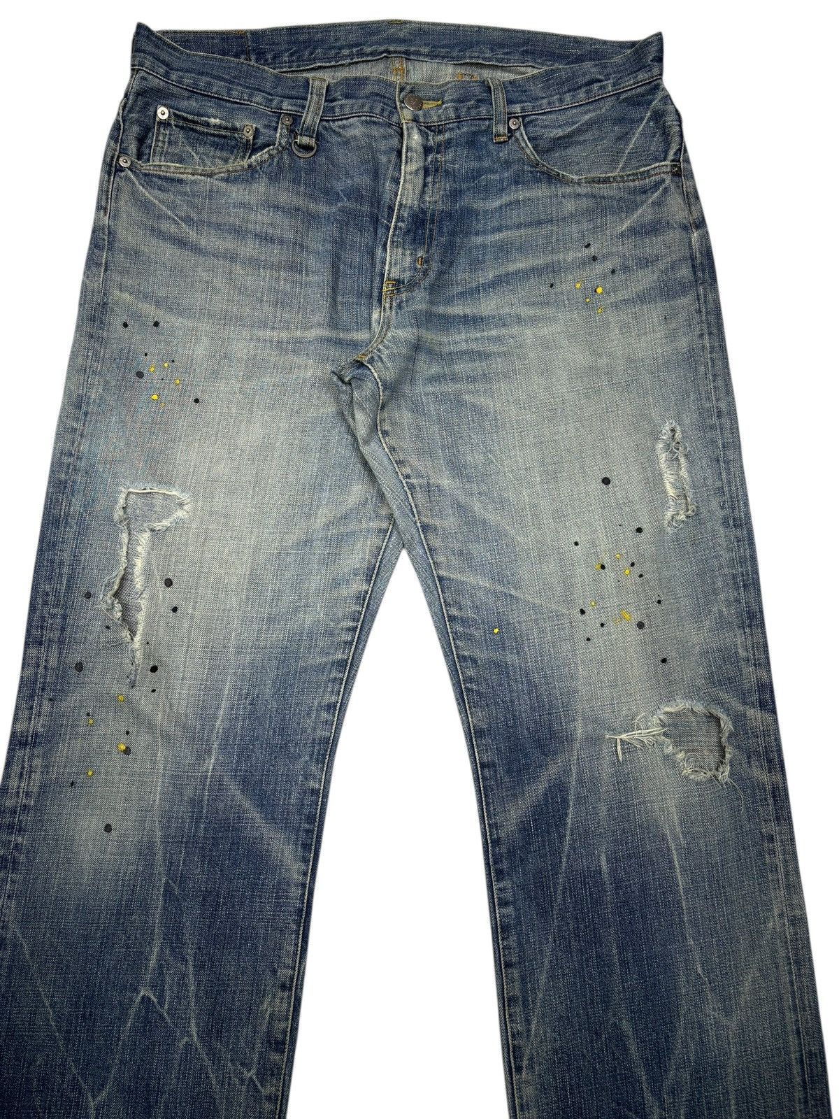Sophnet. 🔥SOPHNET X-146 PAINTER BAGGY JEANS DISTRESSED DENIM Size US 36 / EU 52 - 5 Thumbnail