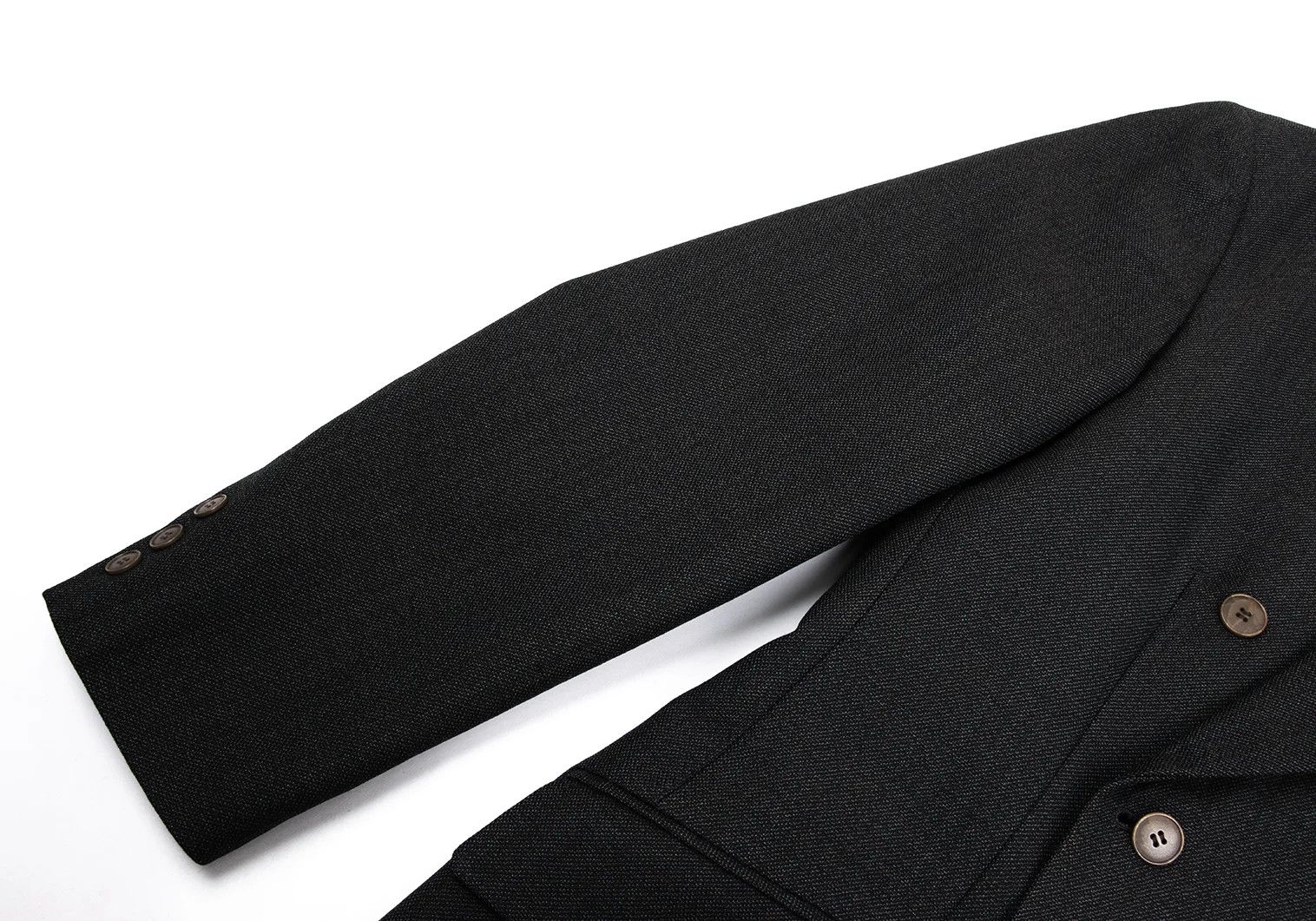 Jean Paul Gaultier Charcoal Peak Lapel Wool Jacket Size 48 Size US M / EU 48-50 / 2 - 6 Thumbnail