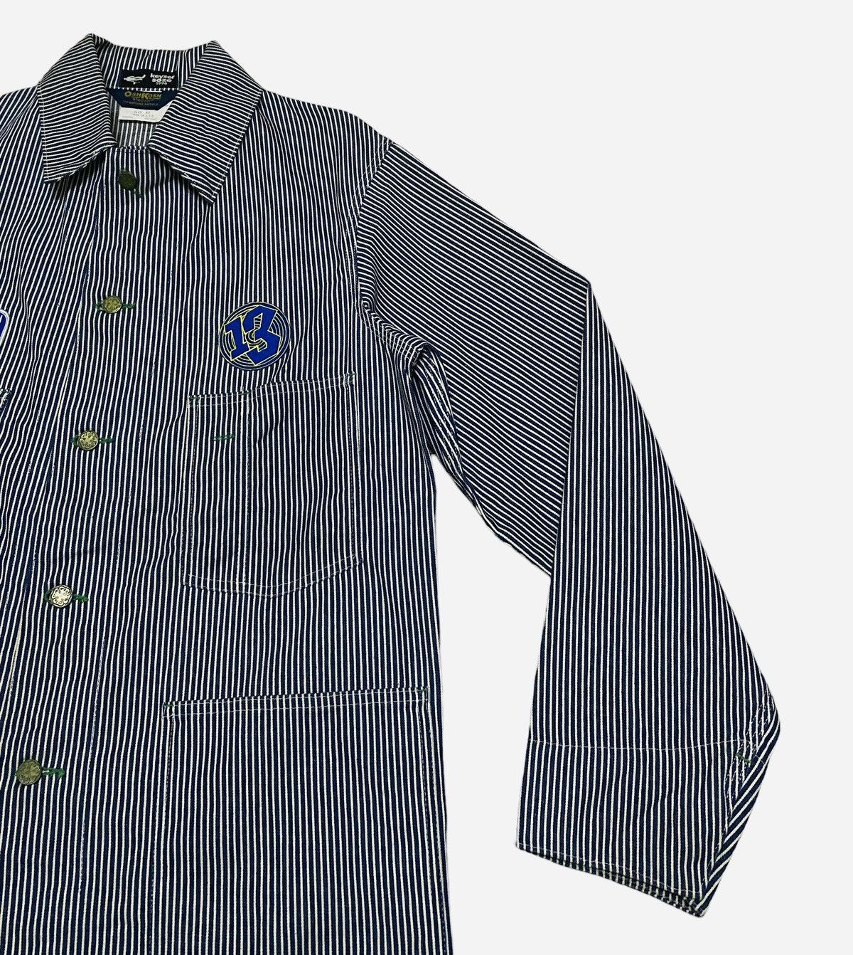 Oshkosh × Vintage Rare Vintage Oshkosh Keyser Soze Hickory Chore Jacket 1980s Size US M / EU 48-50 / 2 - 6 Thumbnail