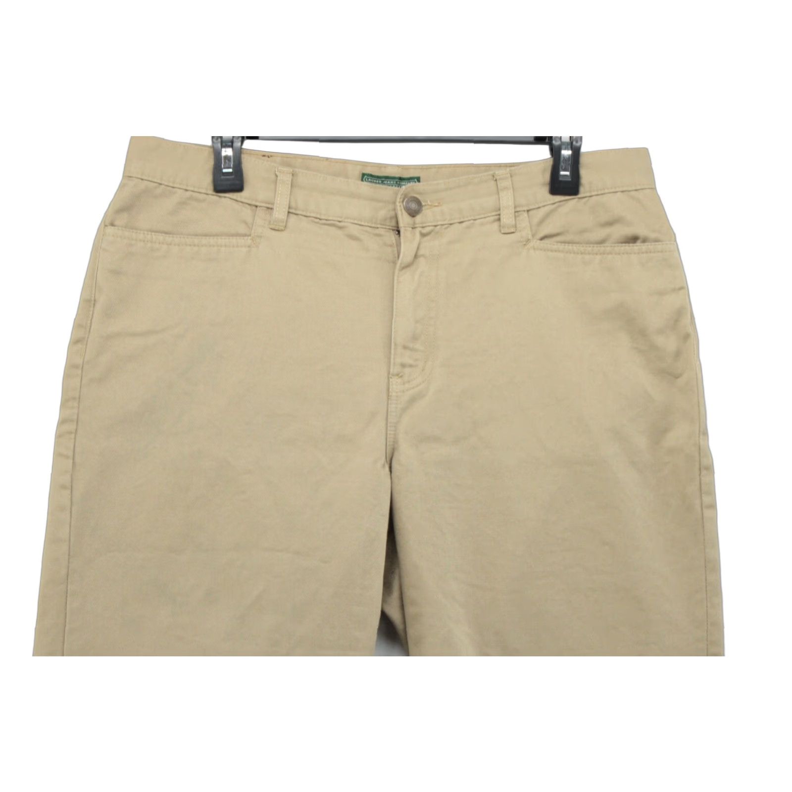 Ralph Lauren Lauren Ralph Lauren Pants Beige Size 10 Classic Midcalf Cotton Beachy Womens Size 24" / US 00 / IT 34 - 1 Thumbnail
