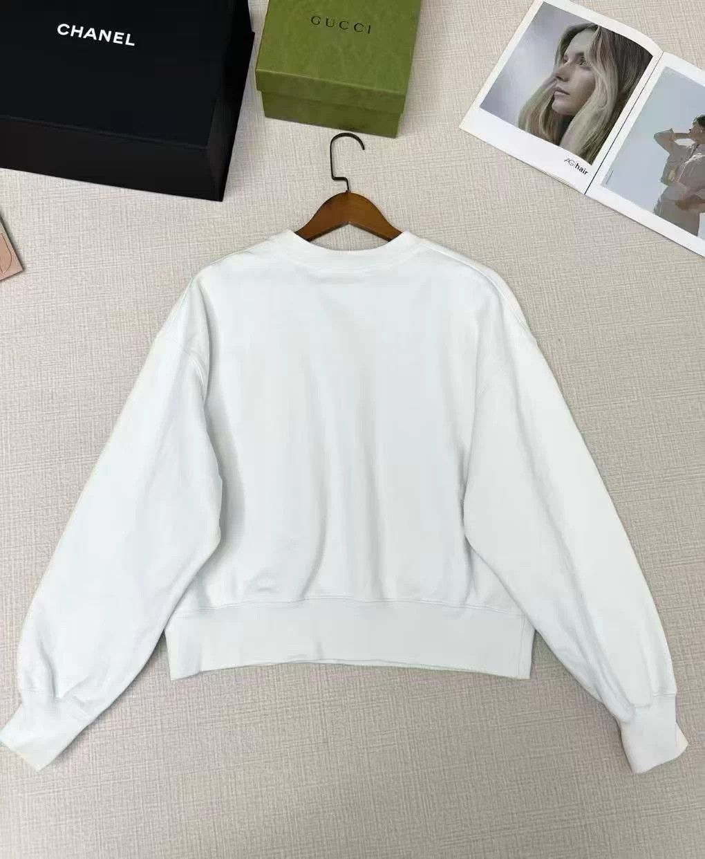 Gucci Gucci Women's Sweatshirt AG577 120B/59S/52L Size M / US 6-8 / IT 42-44 - 2 Thumbnail