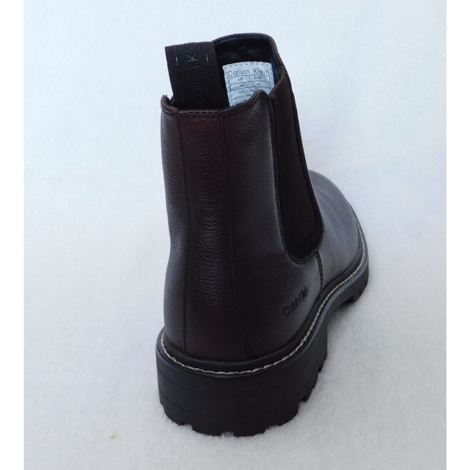 Calvin Klein M2 Calvin Klein Dark Brown Men's Letrel Almo Boots Size 10 Size US 8 / EU 41 - 3 Thumbnail