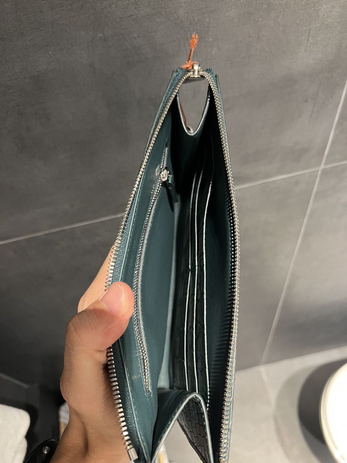 Loro Piana Loro Piana Alligator Pouch Size ONE SIZE - 10 Thumbnail
