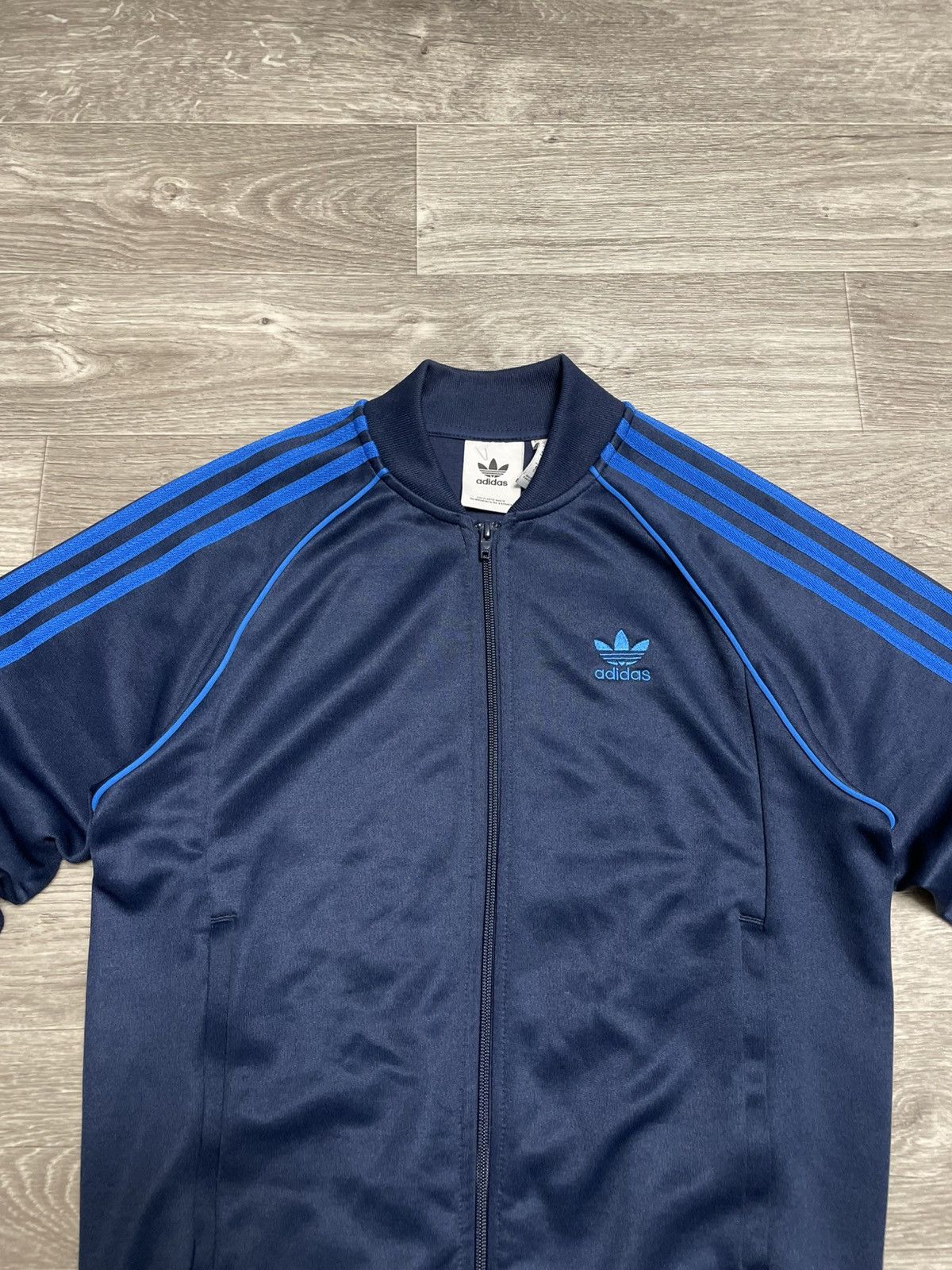 Adidas Vintage Adidas Fire Bird 3 Stripes Blue Track Jacket Y2K Size US S / EU 44-46 / 1 - 2 Thumbnail